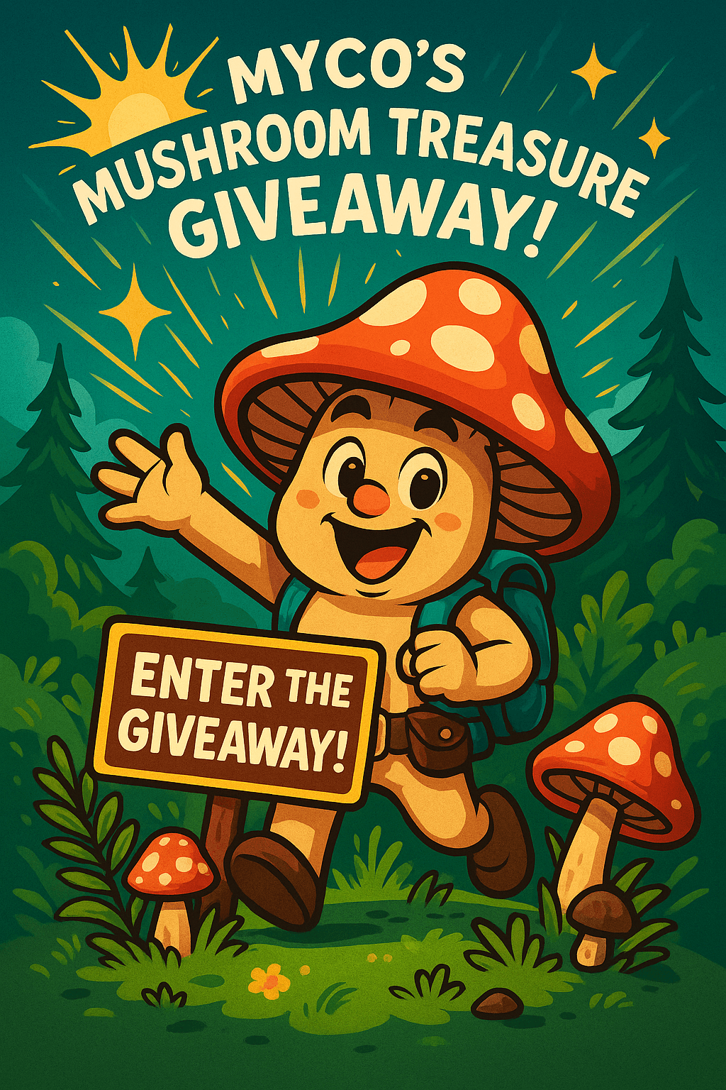 Enter Myco’s Monthly Giveaway; Win $100 Retail Value Store Credit + Exclusive Myco Treasures!