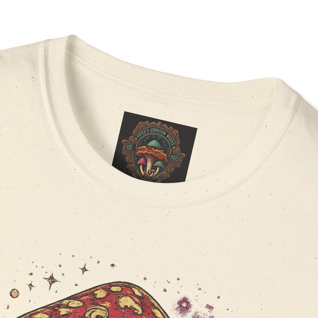Mushroom Illustration T-Shirt – Vintage Red Toadstool Graphic