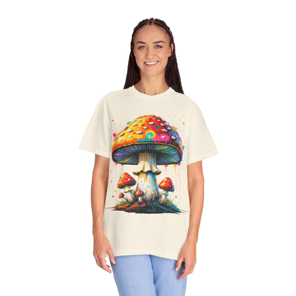 Lake Oswego Mushroom T-Shirt — Vintage Nature & Psychedelic Fungi Design