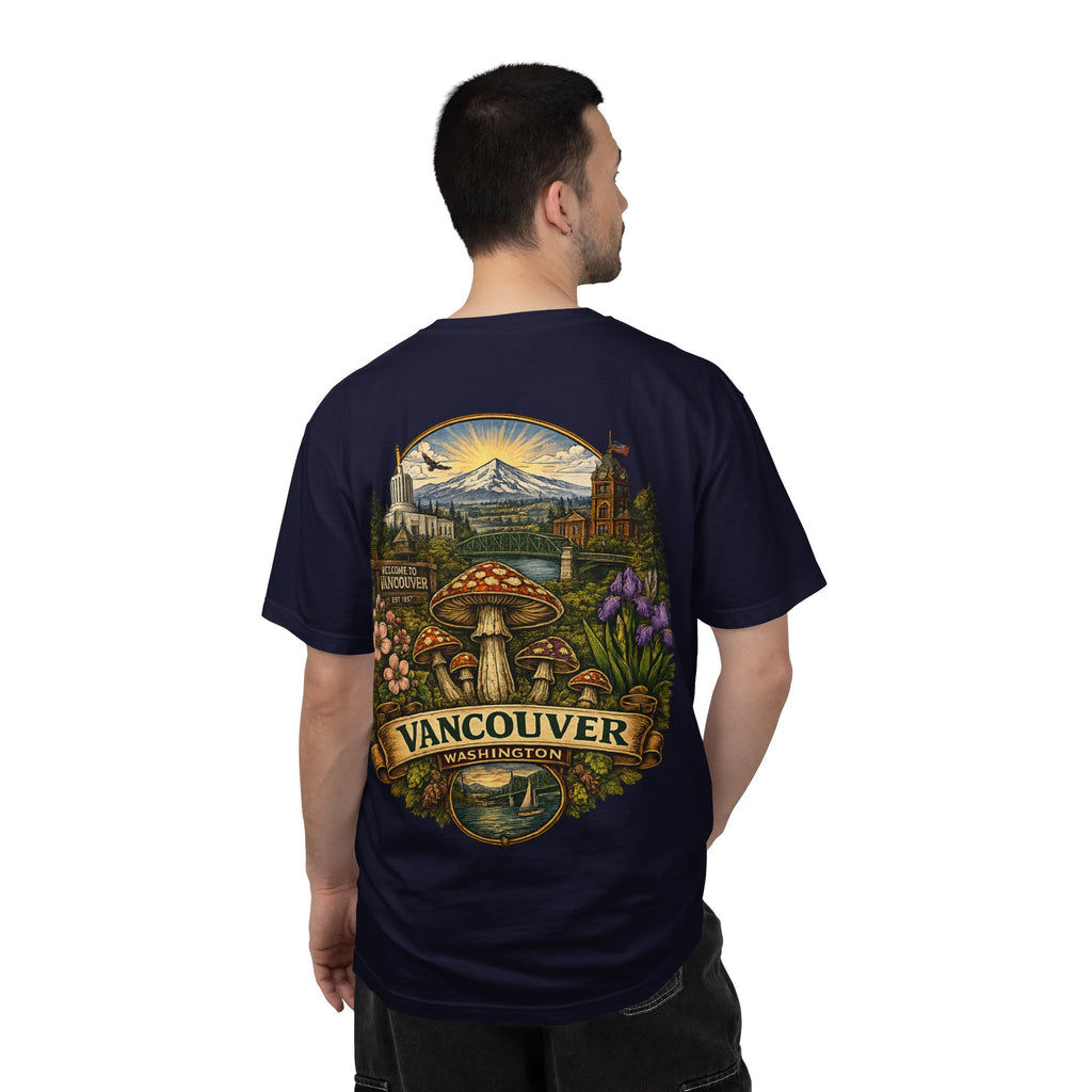Lake Oswego Mushroom T-Shirt — Vintage Nature & Psychedelic Fungi Design