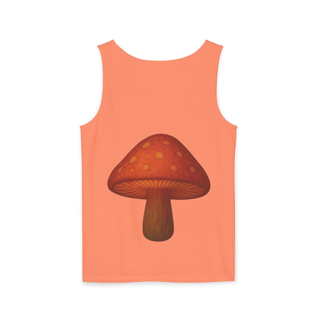 Portland Mushroom Tank Top — Vintage Forest Travel Graphic