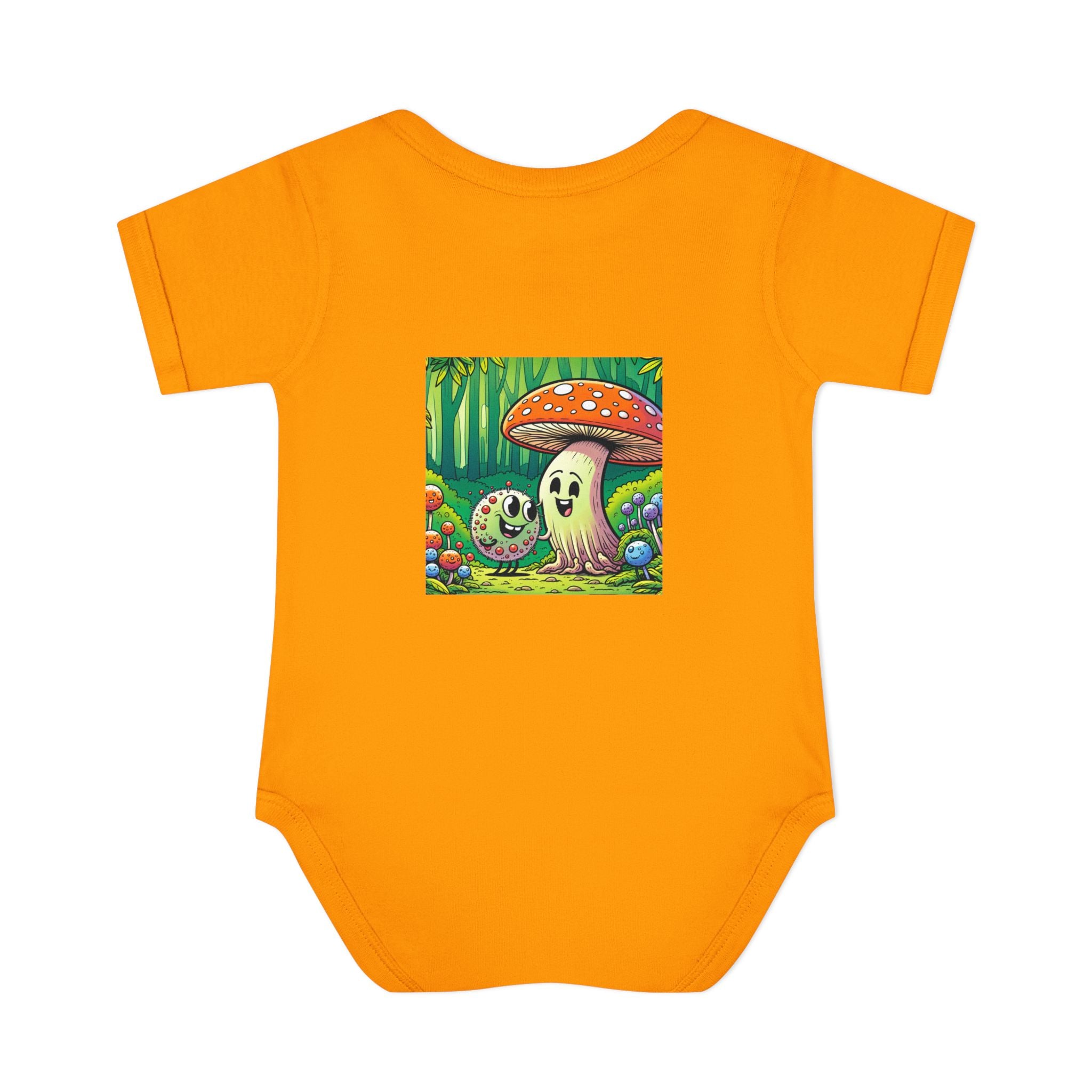 🍄👶 “Forest Friends” Baby Bodysuit One Piece