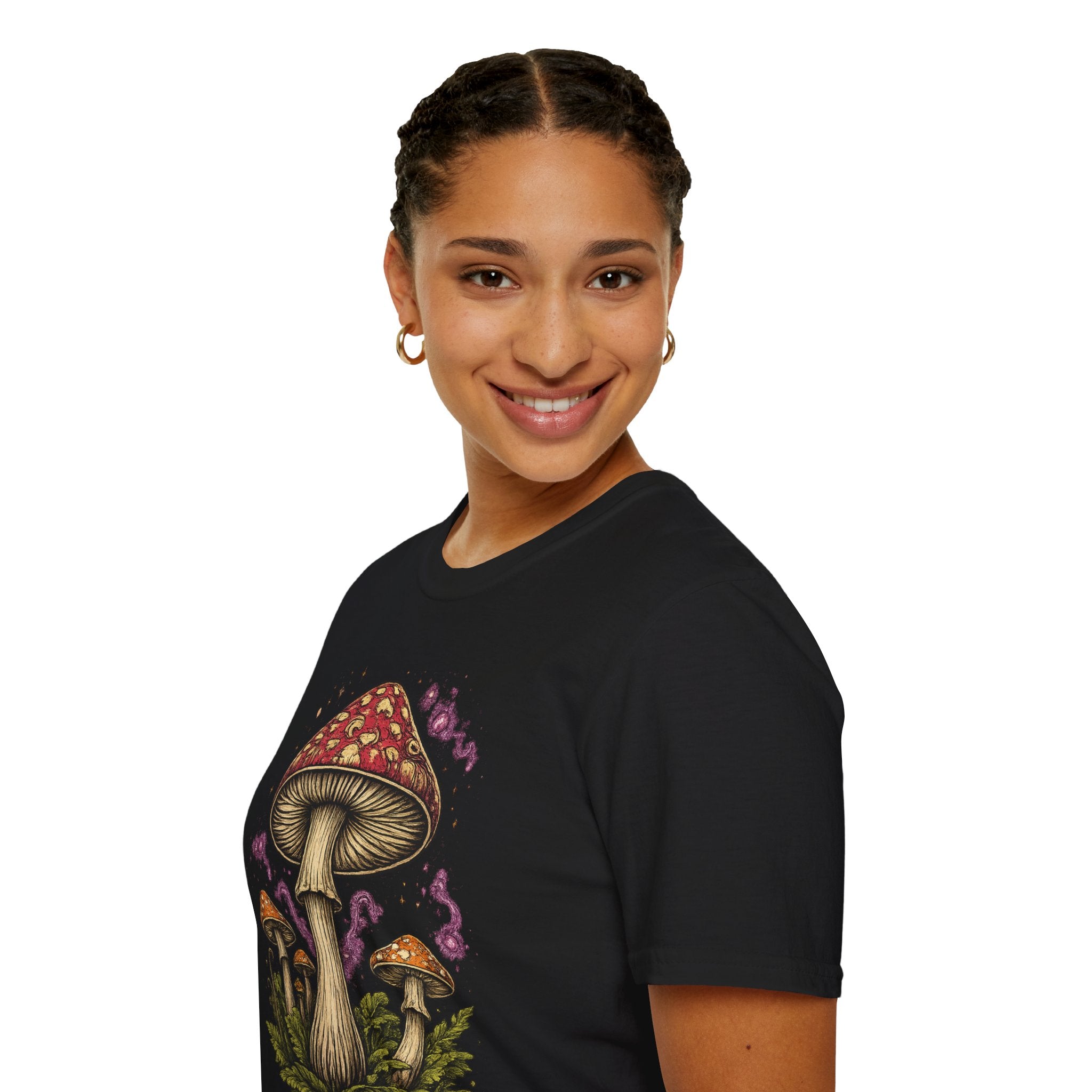 Mushroom Magic T-Shirt — Vintage Red Toadstool Illustration