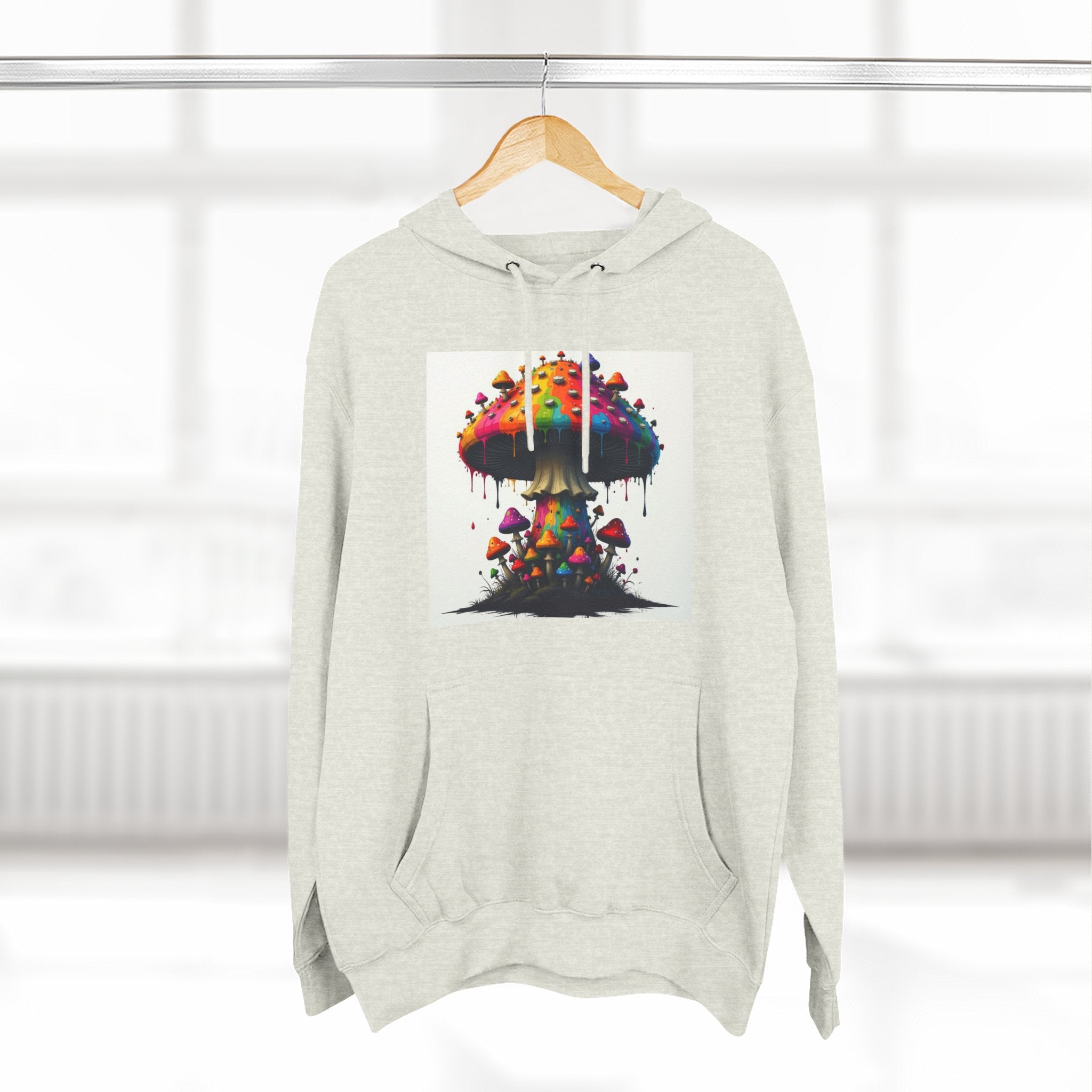 Shroom Works Hoodie — Colorful Psychedelic Mushroom Art Pullover