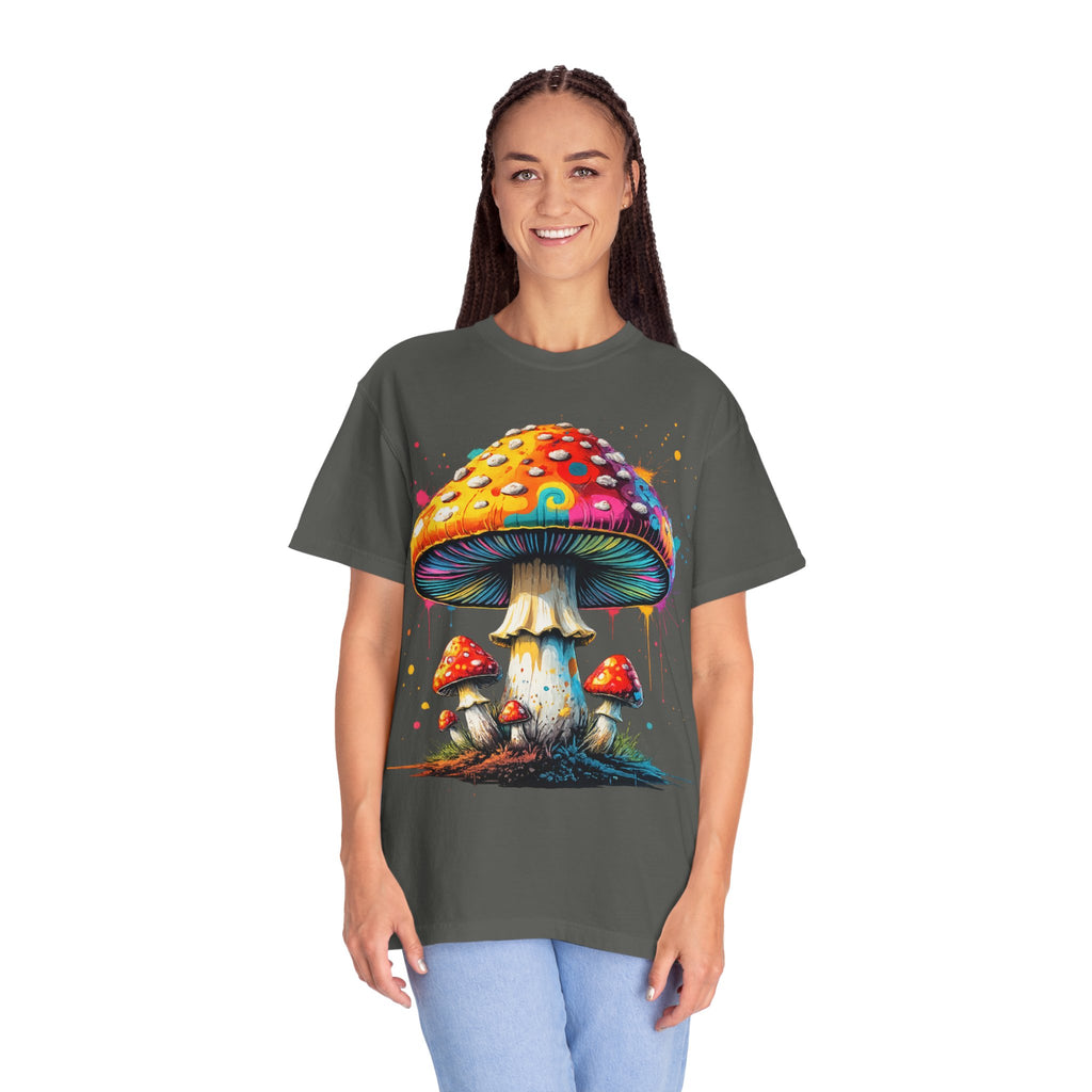 Lake Oswego Mushroom T-Shirt — Vintage Nature & Psychedelic Fungi Design