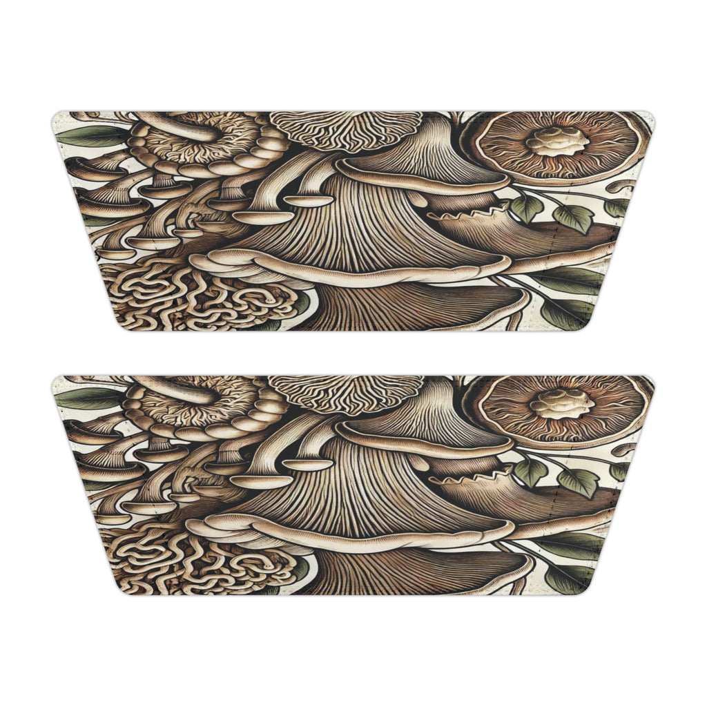Mushroom Art Slide Sandals — Removable Strap Men's Slides