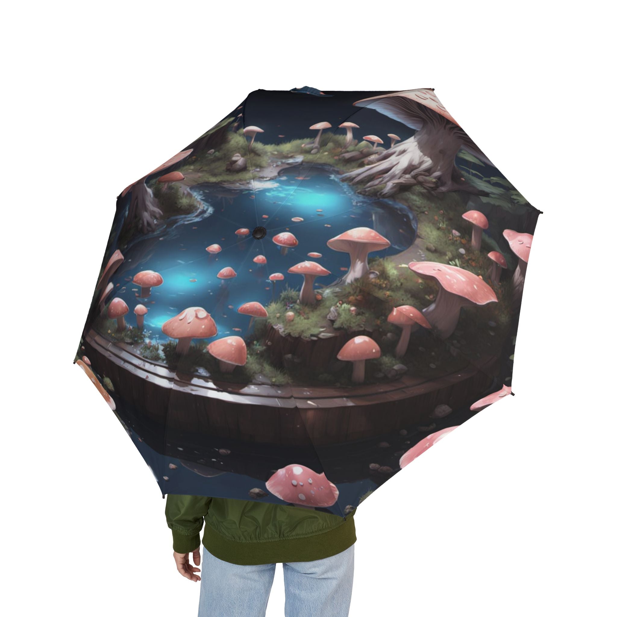 🍄 Enchanted Forest Umbrella – Step into the Magic 🌧✨