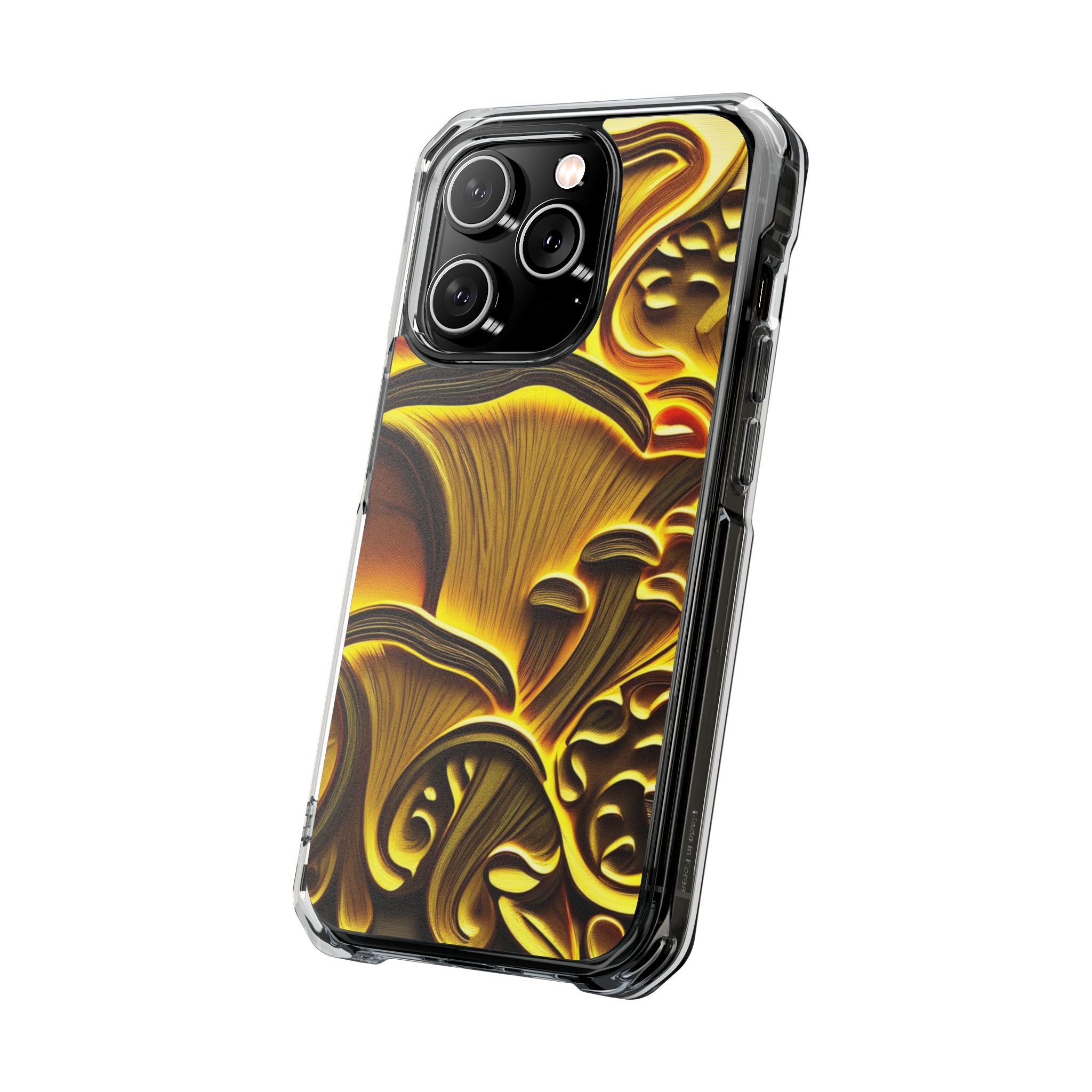 📱Golden Fungi Phone Case – Forest Glow Edition🍄✨📱