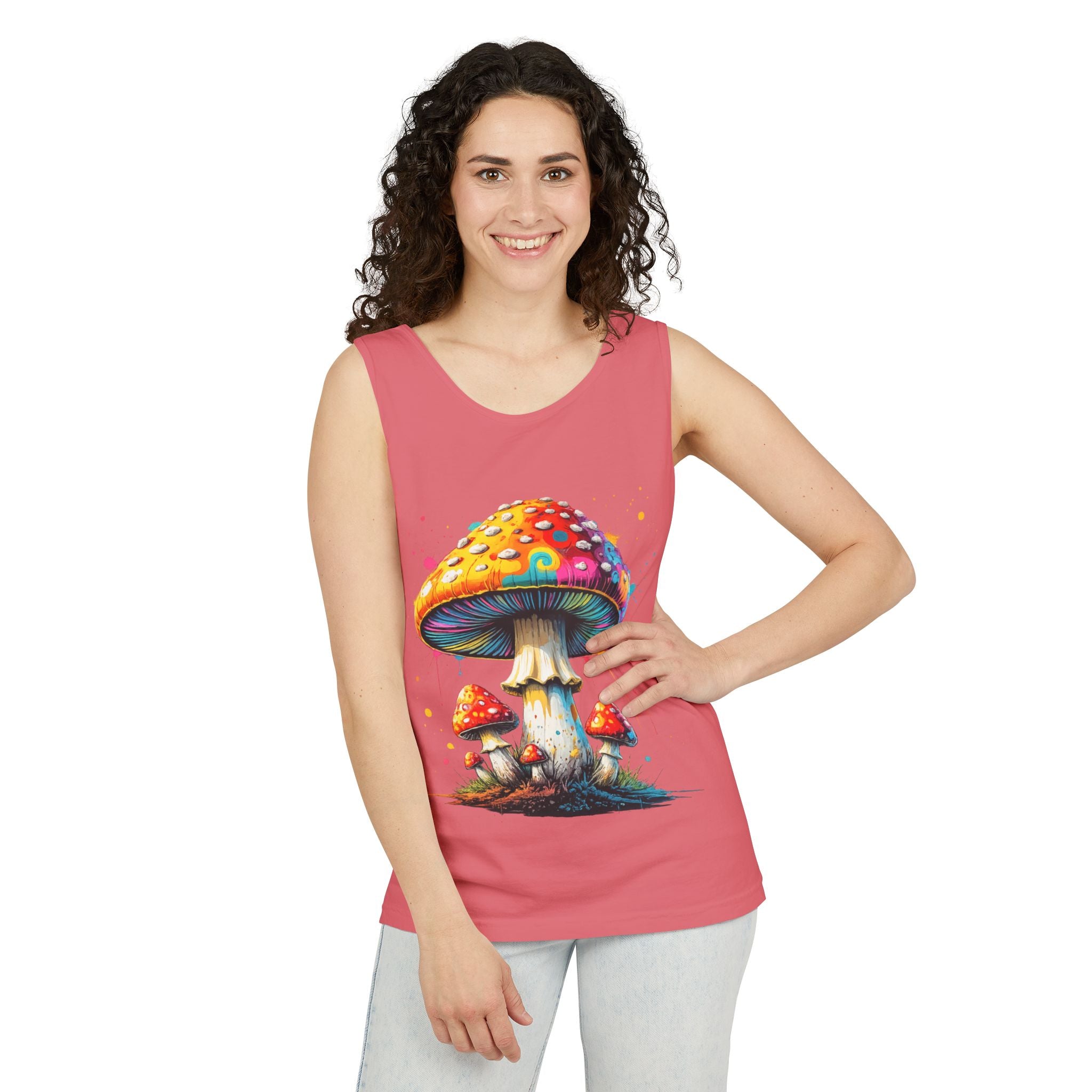 Mushroom Tank Top — Psychedelic & Portland Forest Graphic Tank