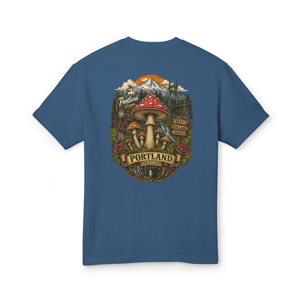 Portland Mushrooms Graphic Tee — Vintage Outdoor Nature T-Shirt