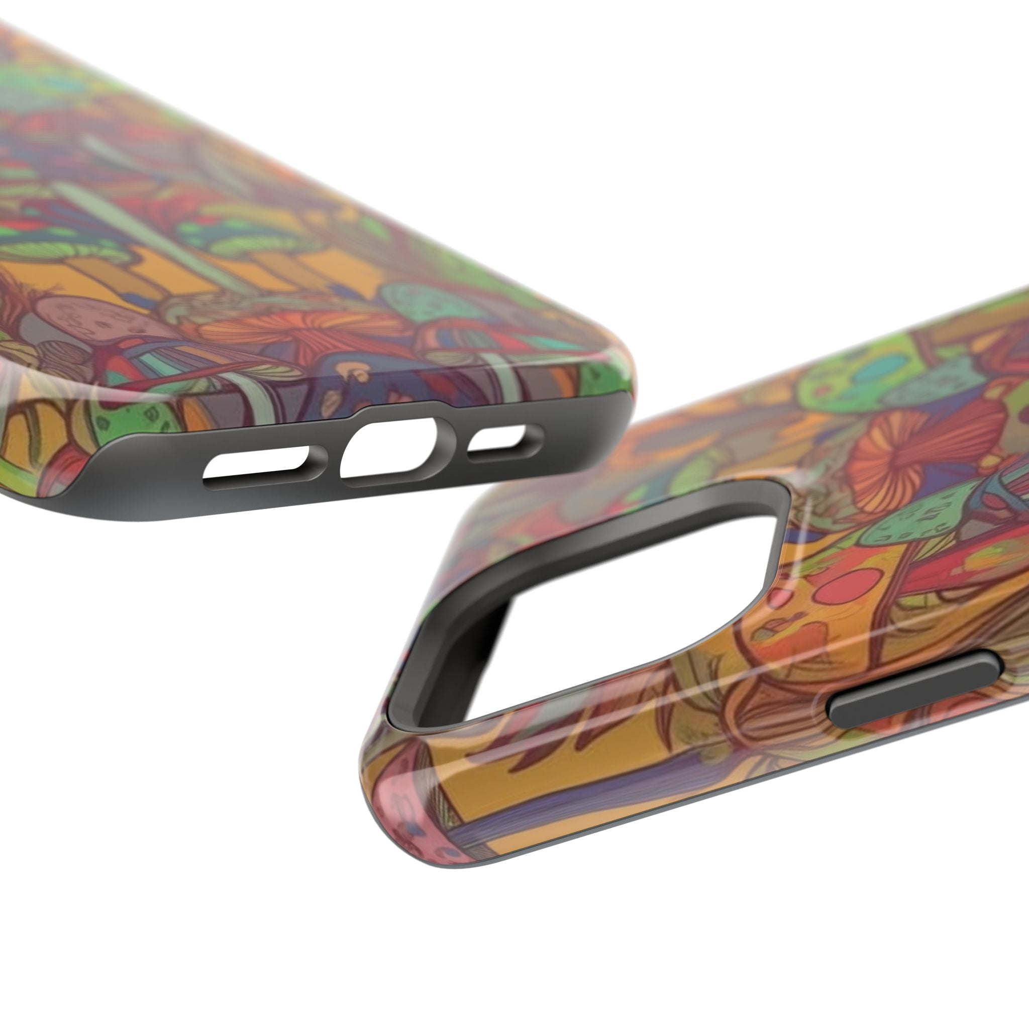 Mushroom Grove Impact-Resistant Case, Unique Phone Cover for Nature Lovers, Mushroom Art Gifts, Phone Accessories for Festivals, [...]