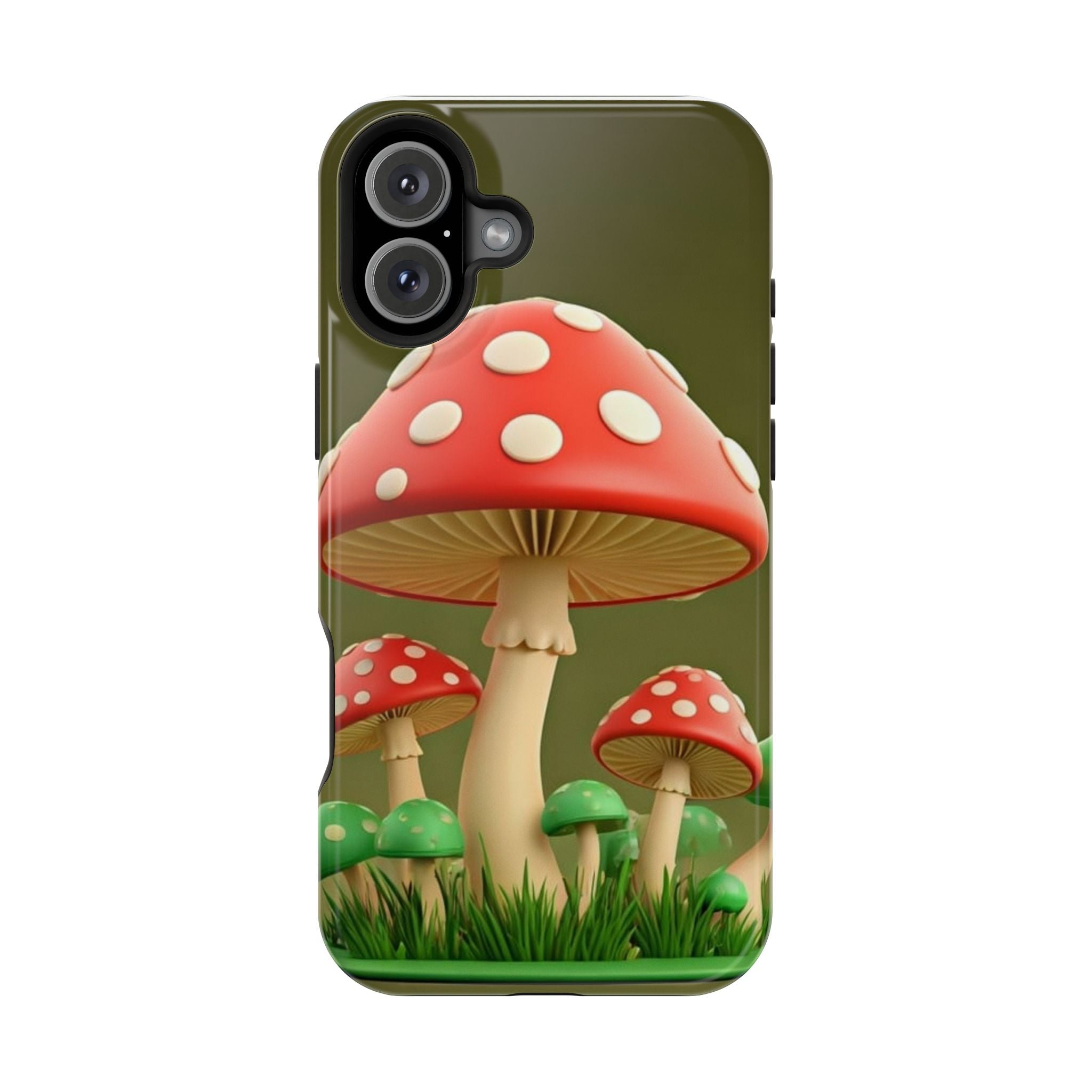 🍄🔥Golden Glow Mushroom Phone Case – Nature Meets Radiance" 🍄✨📱