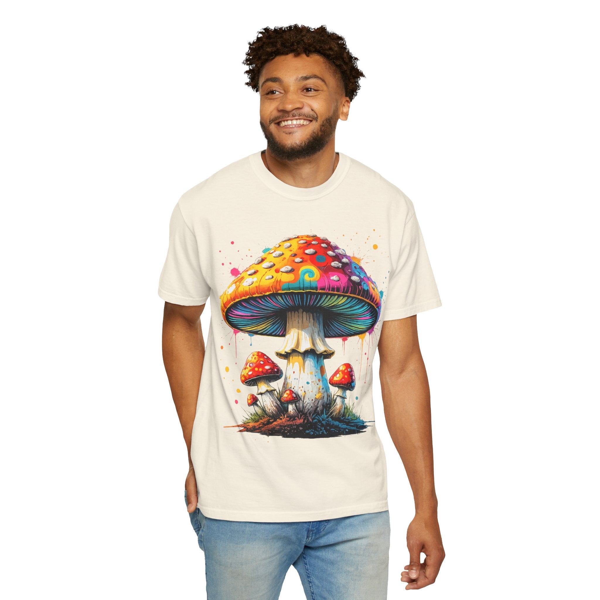 Lake Oswego Mushroom T-Shirt — Vintage Nature & Psychedelic Fungi Design