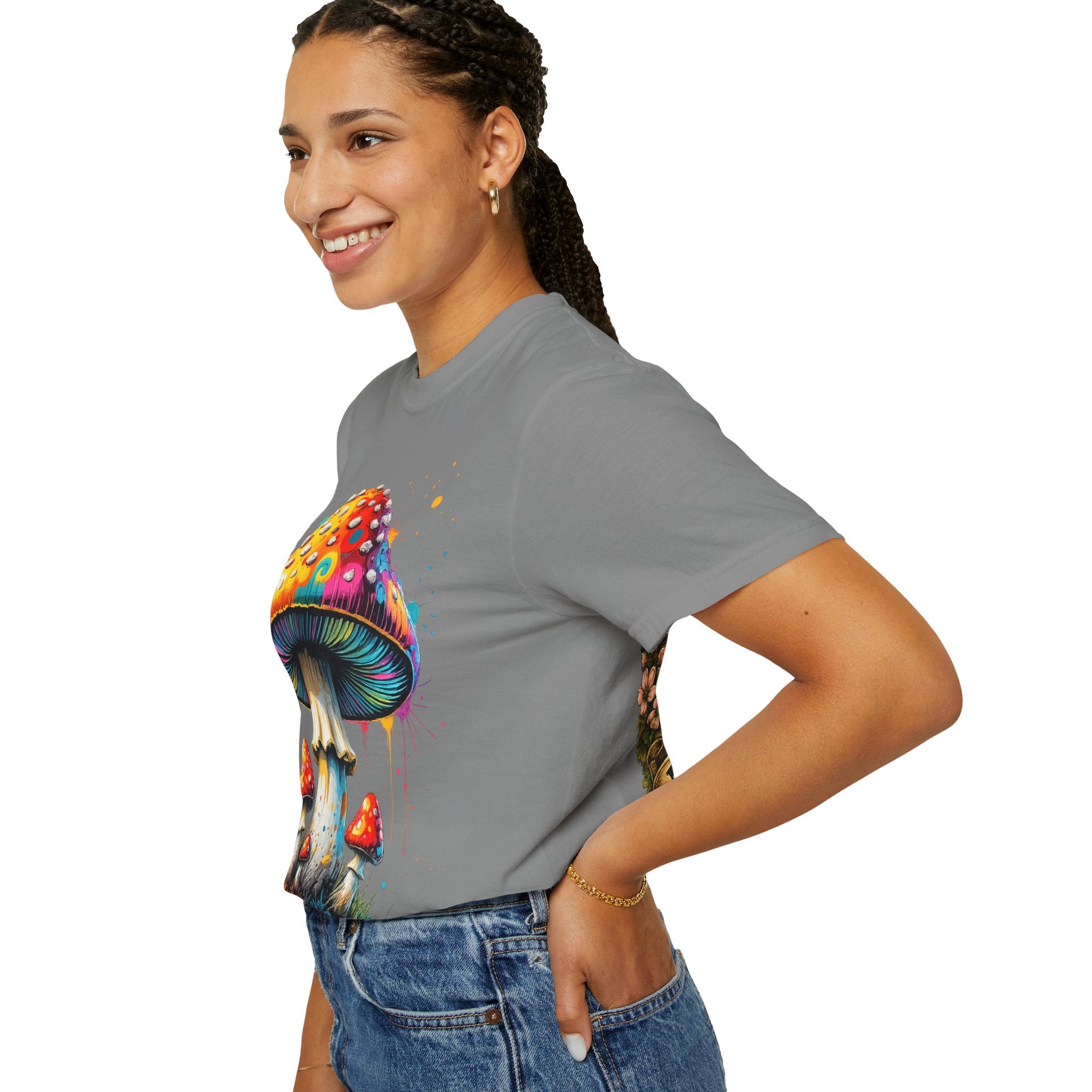 Lake Oswego Mushroom T-Shirt — Vintage Nature & Psychedelic Fungi Design