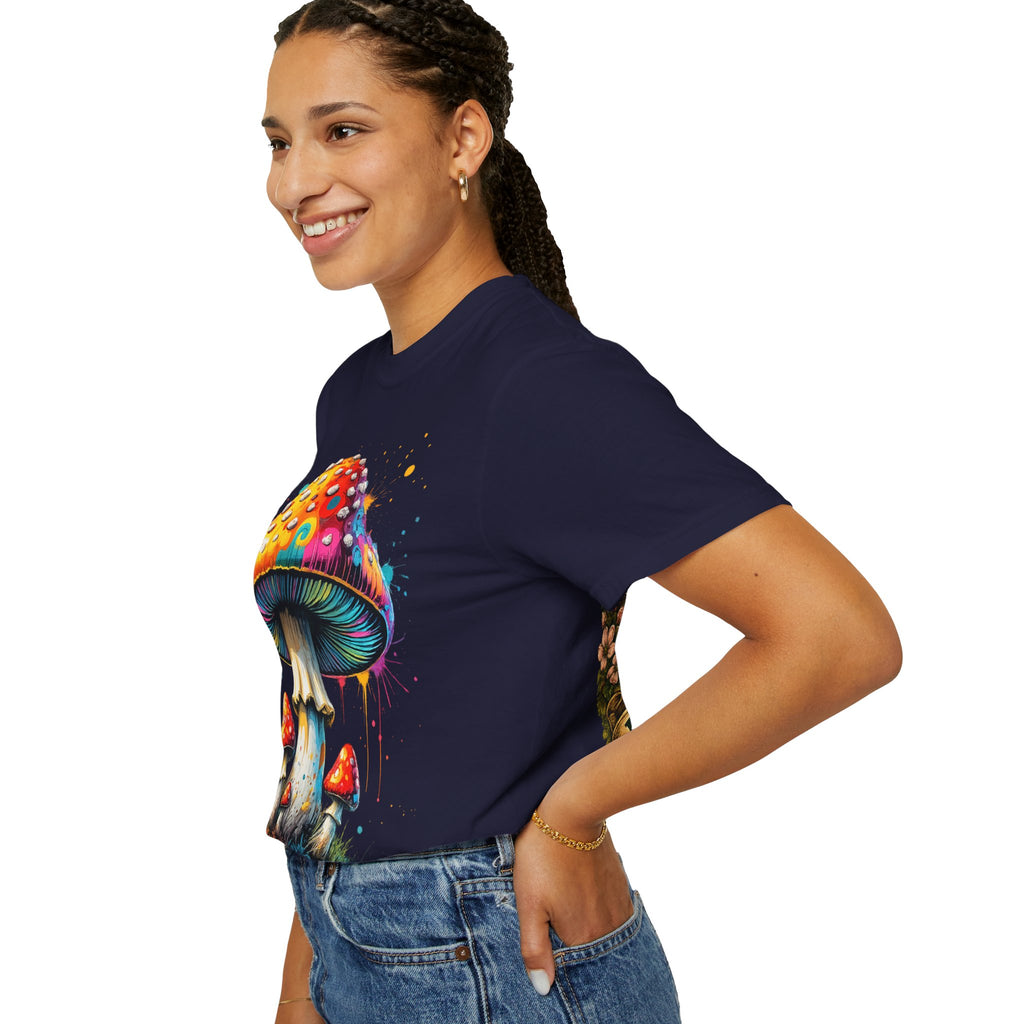 Lake Oswego Mushroom T-Shirt — Vintage Nature & Psychedelic Fungi Design