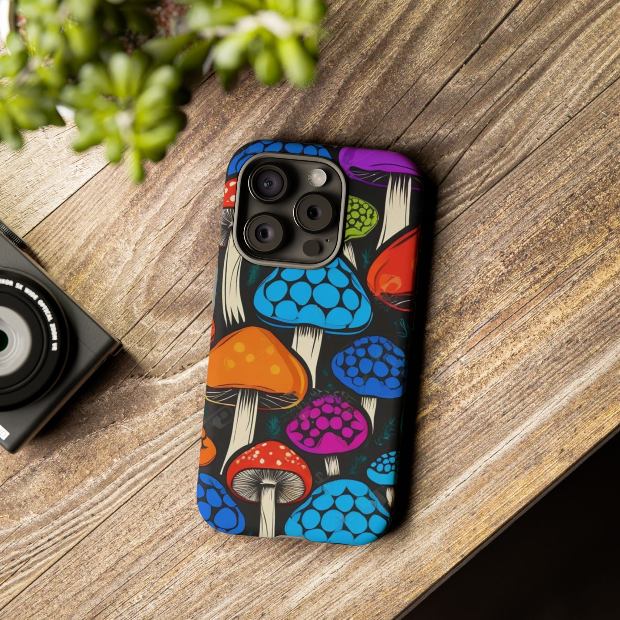 🍄 Shroom Pop iPhone Case – Protect Your Phone in Psychedelic Style 🌈📱