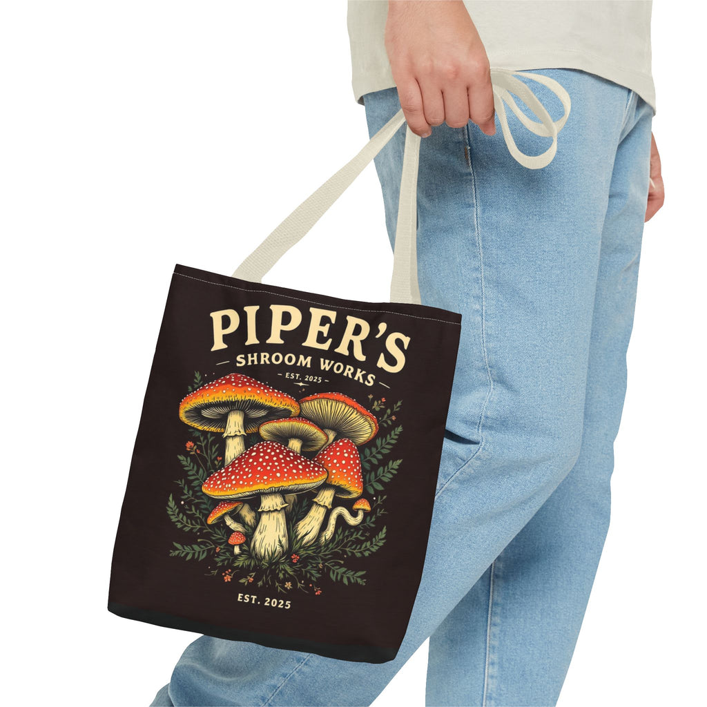 🍄 Piper’s Shroom Works Tote – Where Style Meets the Wild 🌿
