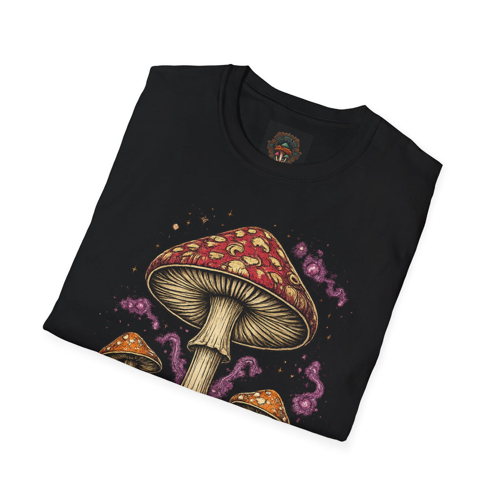 Mushroom Magic T-Shirt — Vintage Red Toadstool Illustration
