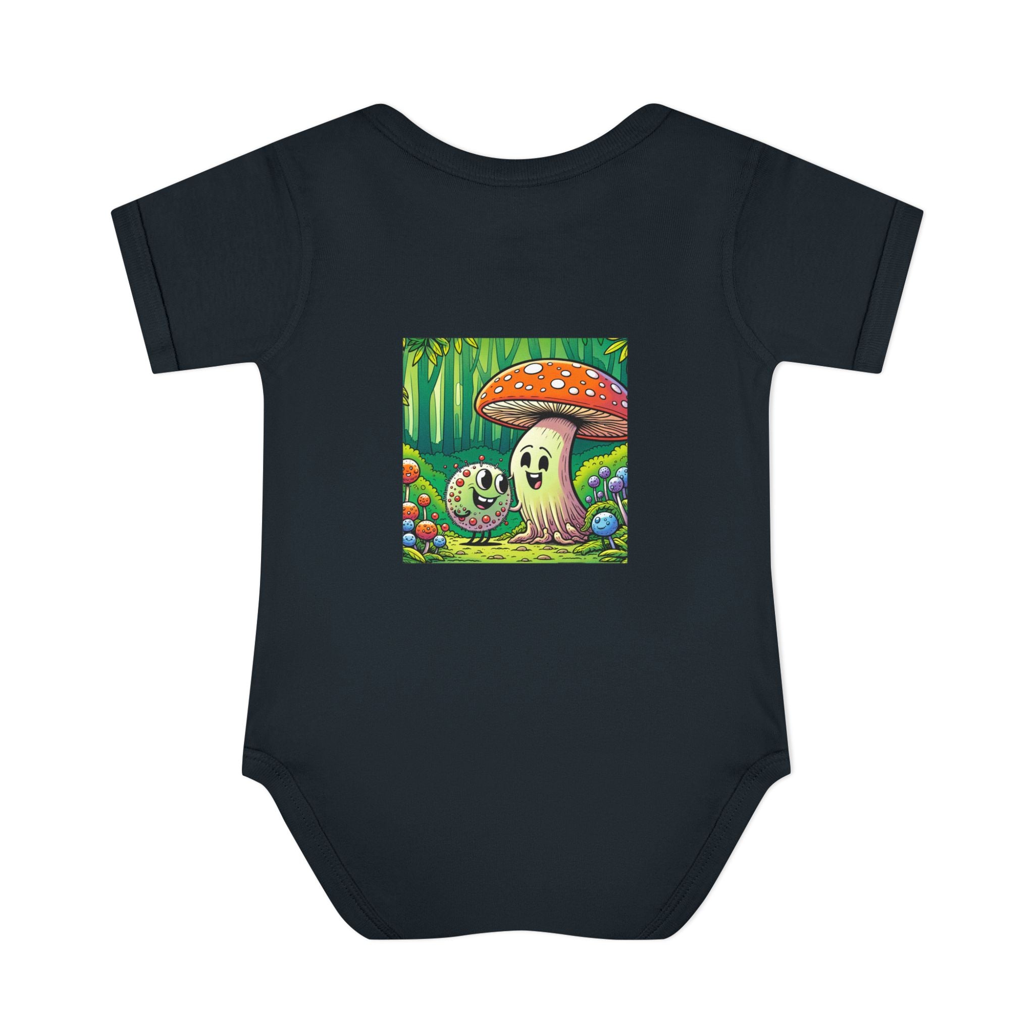 🍄👶 “Forest Friends” Baby Bodysuit