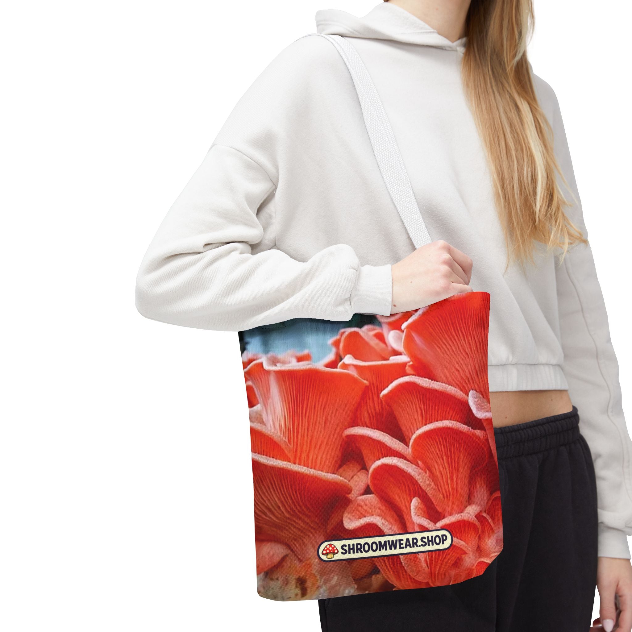Bag: Mushroom Print Tote Bag – All-Over-Print Canvas Tote