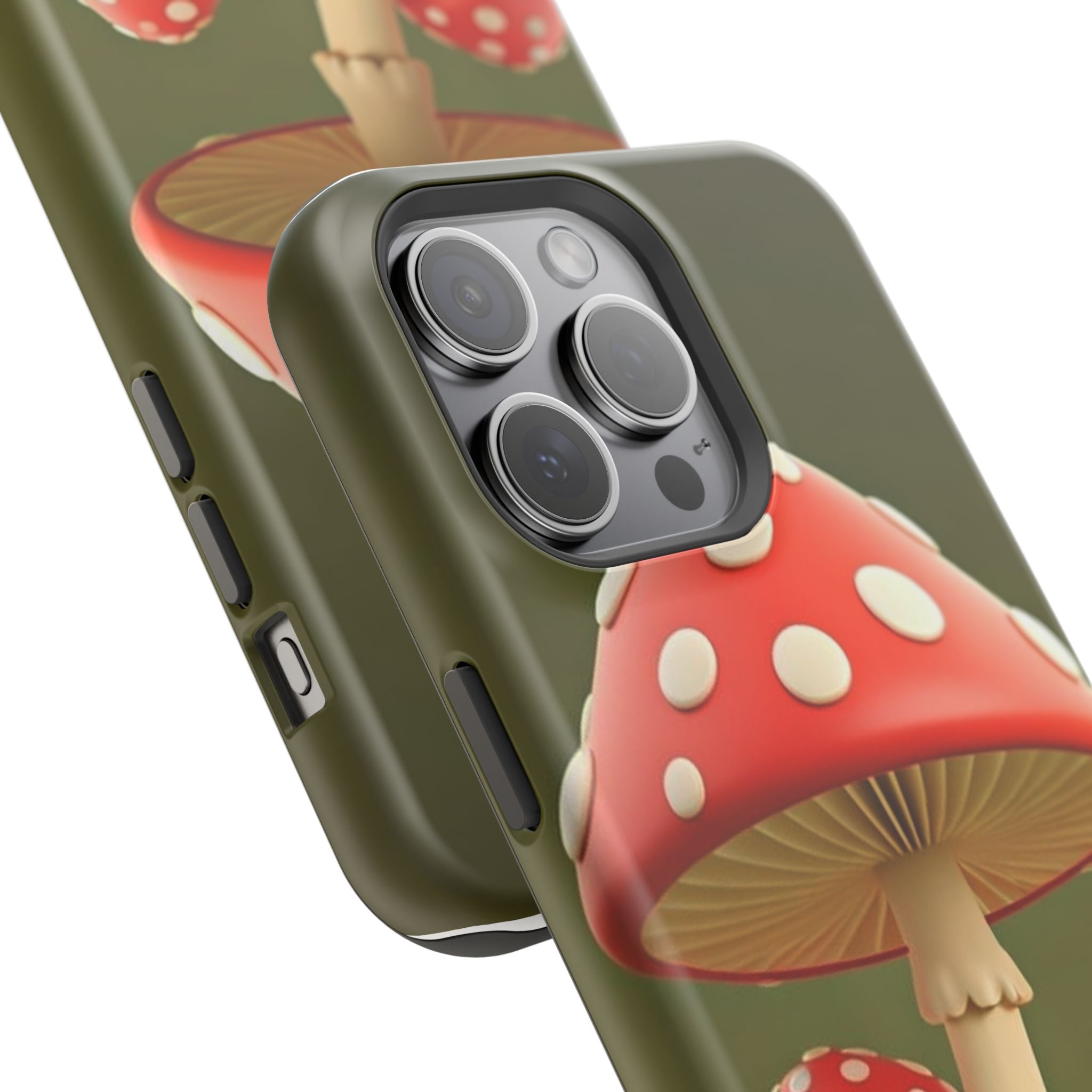 🍄🔥Golden Glow Mushroom Phone Case – Nature Meets Radiance" 🍄✨📱