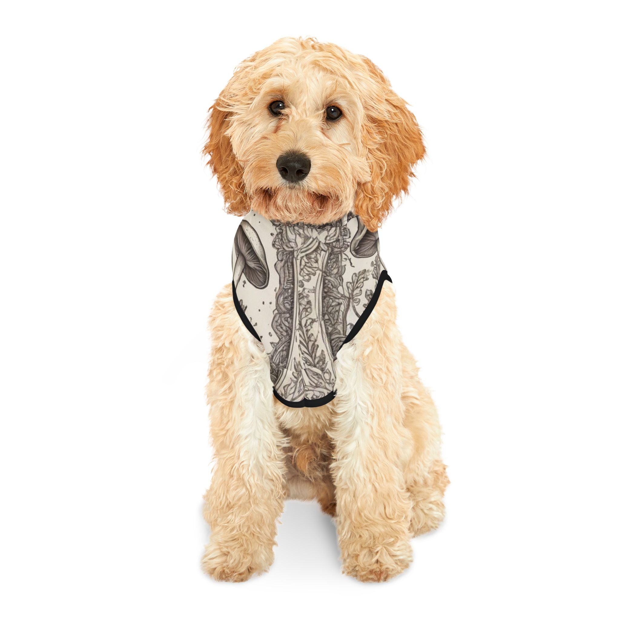 🍄 Enchanted Grove Pet Hoodie – Where Myth Meets Cozy Let your furry companion stroll through the woodland of dreams with this intricately illustrated Enchanted Grove Pet Hoodie.