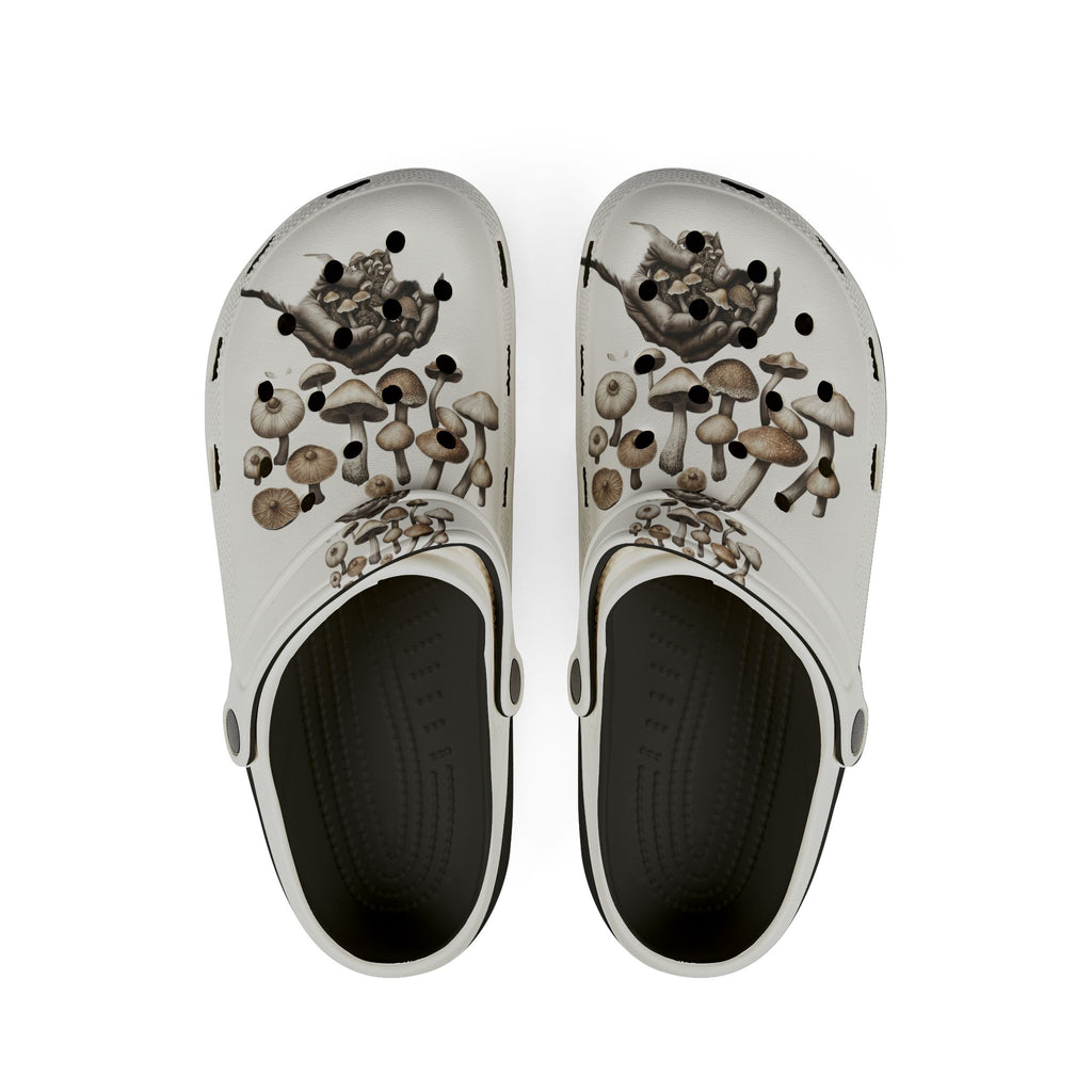🍄 “Harvested by Hand” Artisan Clogs – Nature in Every Step 🌿