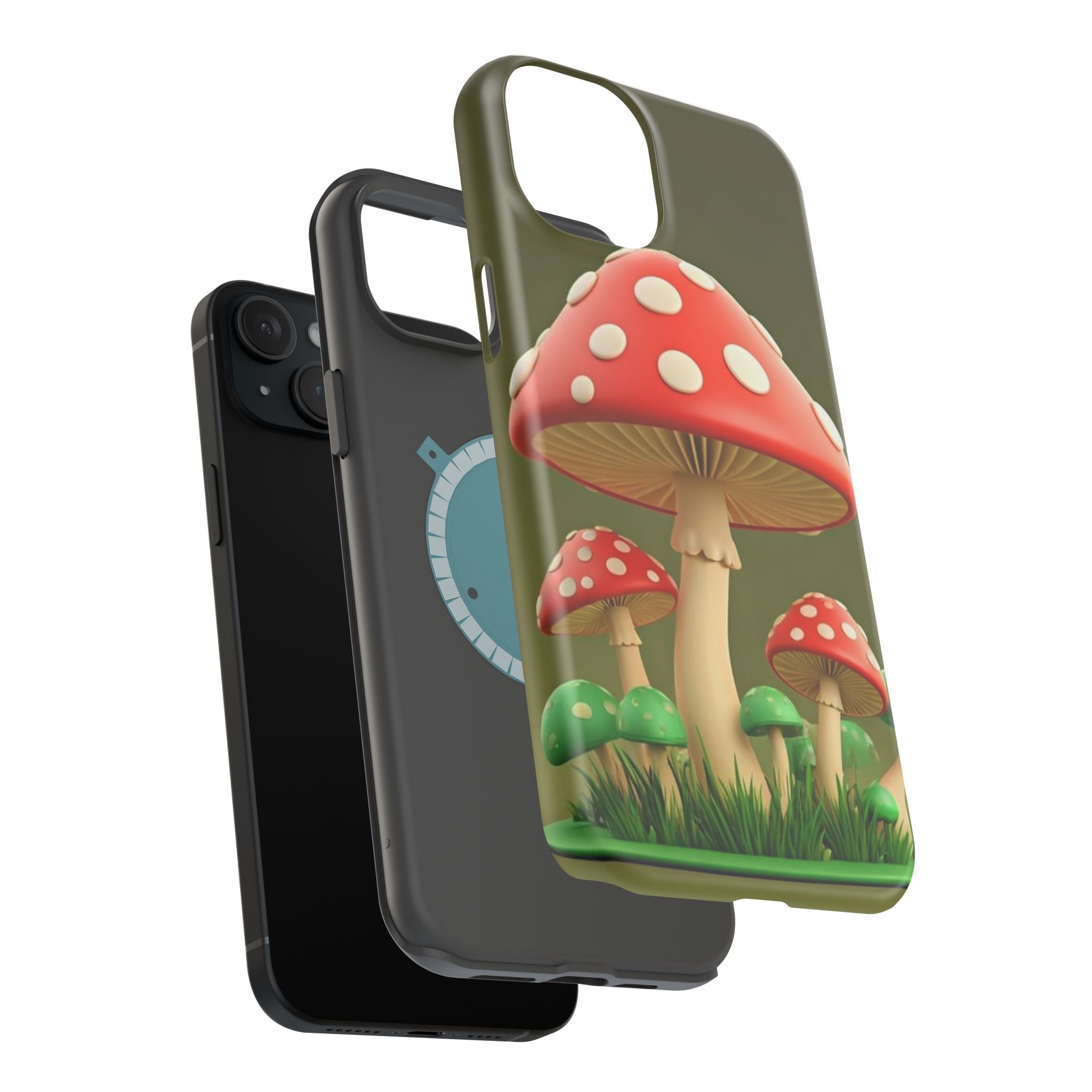 🍄🔥Golden Glow Mushroom Phone Case – Nature Meets Radiance" 🍄✨📱