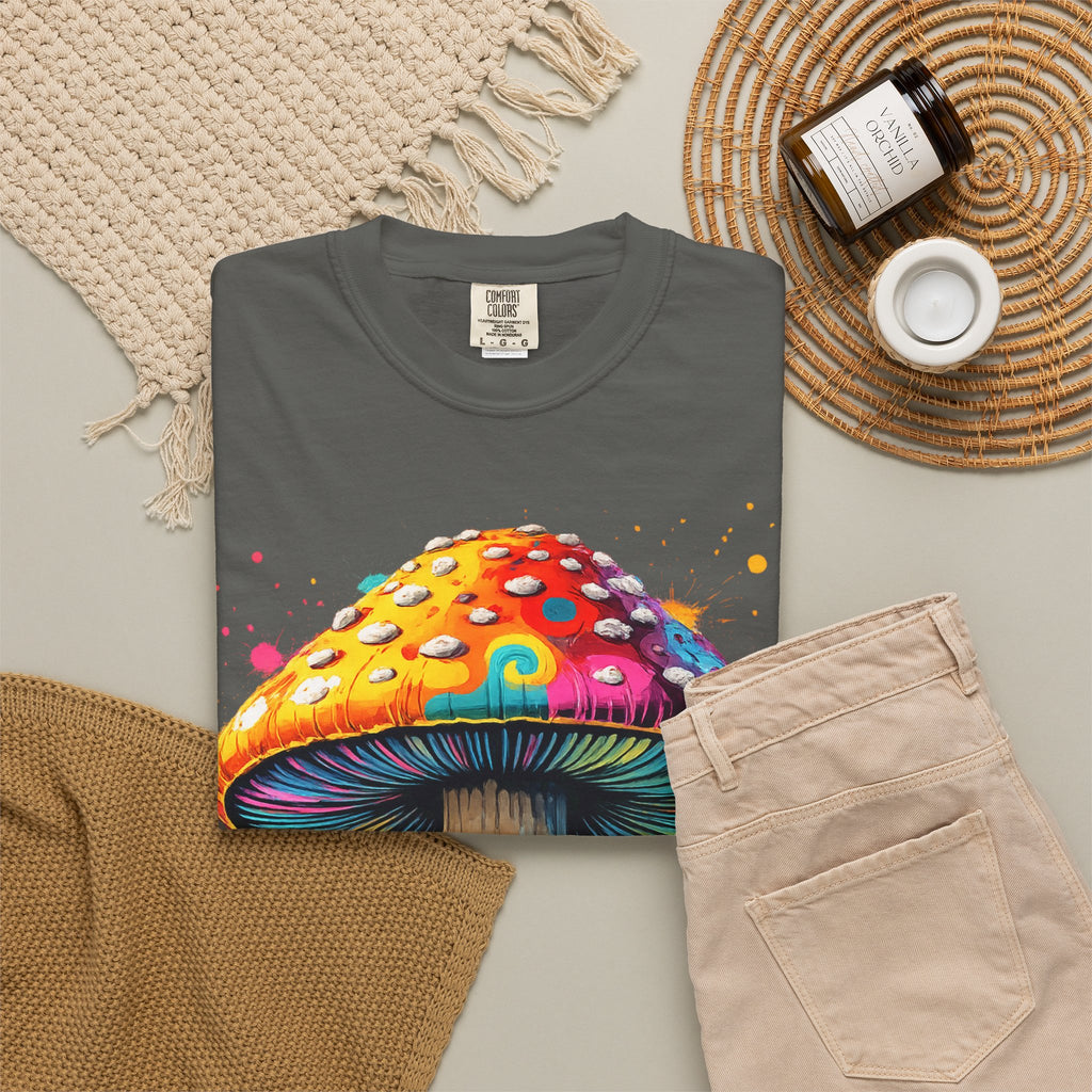 Lake Oswego Mushroom T-Shirt — Vintage Nature & Psychedelic Fungi Design