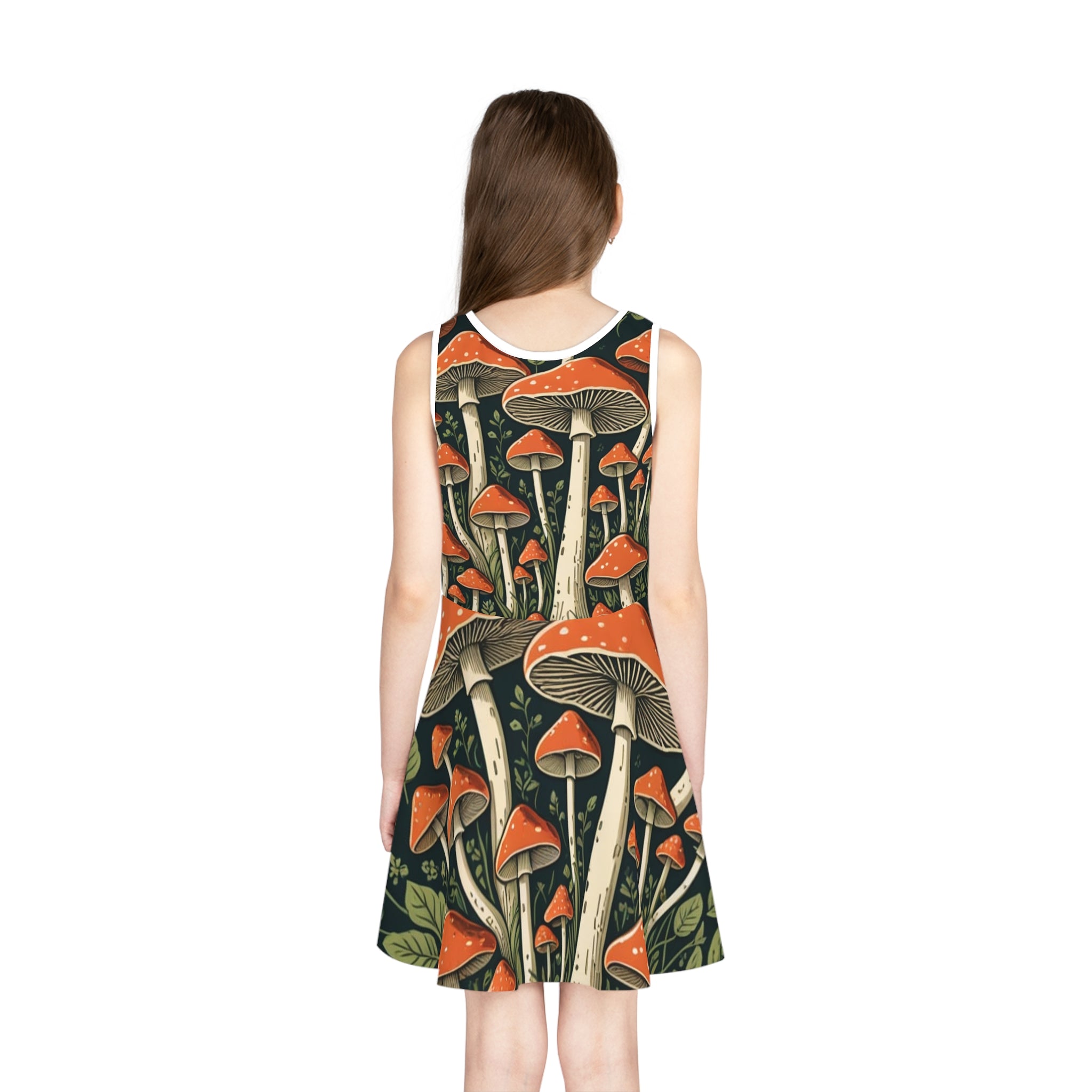 🍄 Forest Bloom Sleeveless Sundress 🌿