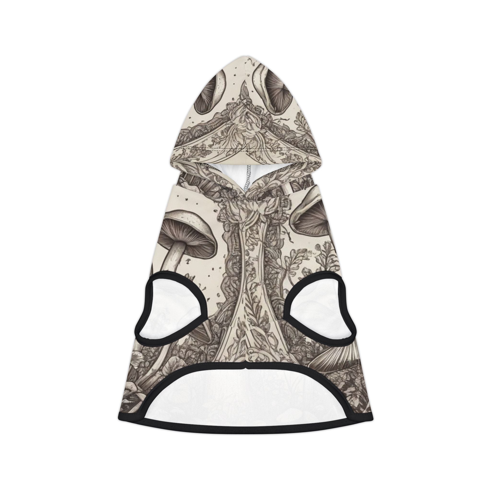 🍄 Enchanted Grove Pet Hoodie – Where Myth Meets Cozy Let your furry companion stroll through the woodland of dreams with this intricately illustrated Enchanted Grove Pet Hoodie.