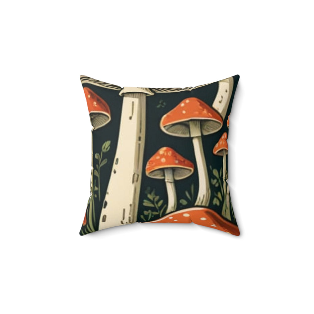 Pillow: Mushroom Forest Decorative Pillow