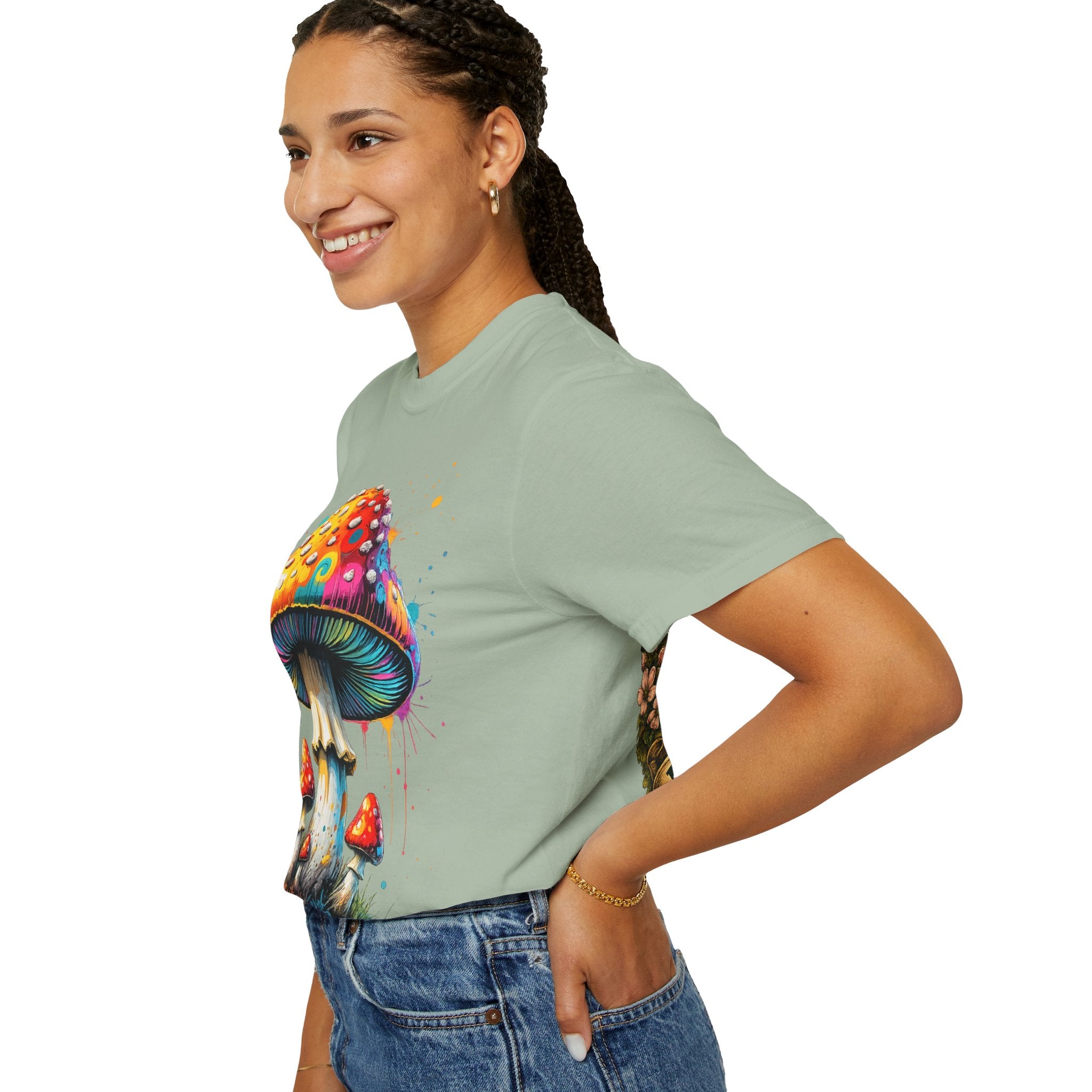 Lake Oswego Mushroom T-Shirt — Vintage Nature & Psychedelic Fungi Design