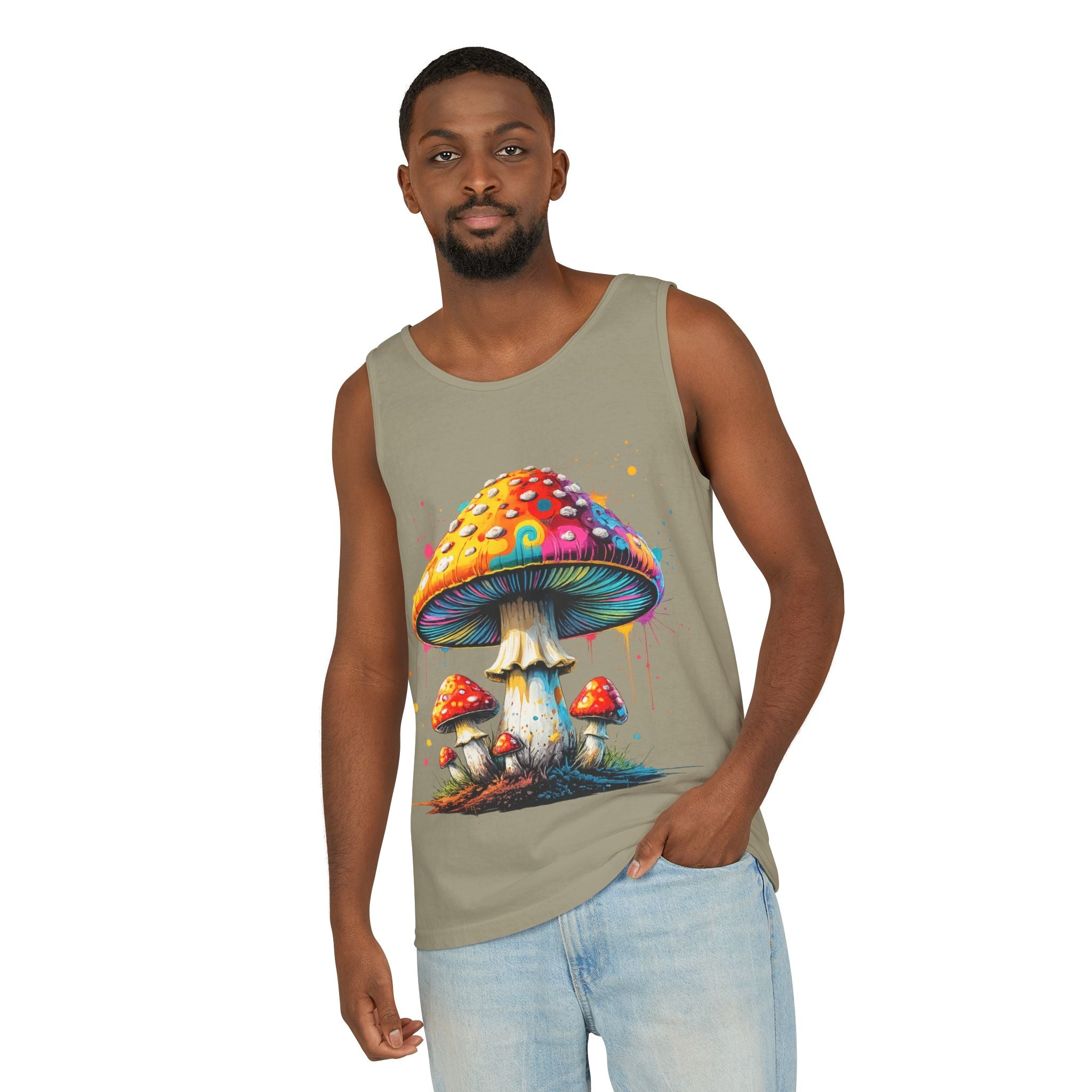 Mushroom Tank Top — Psychedelic & Portland Forest Graphic Tank