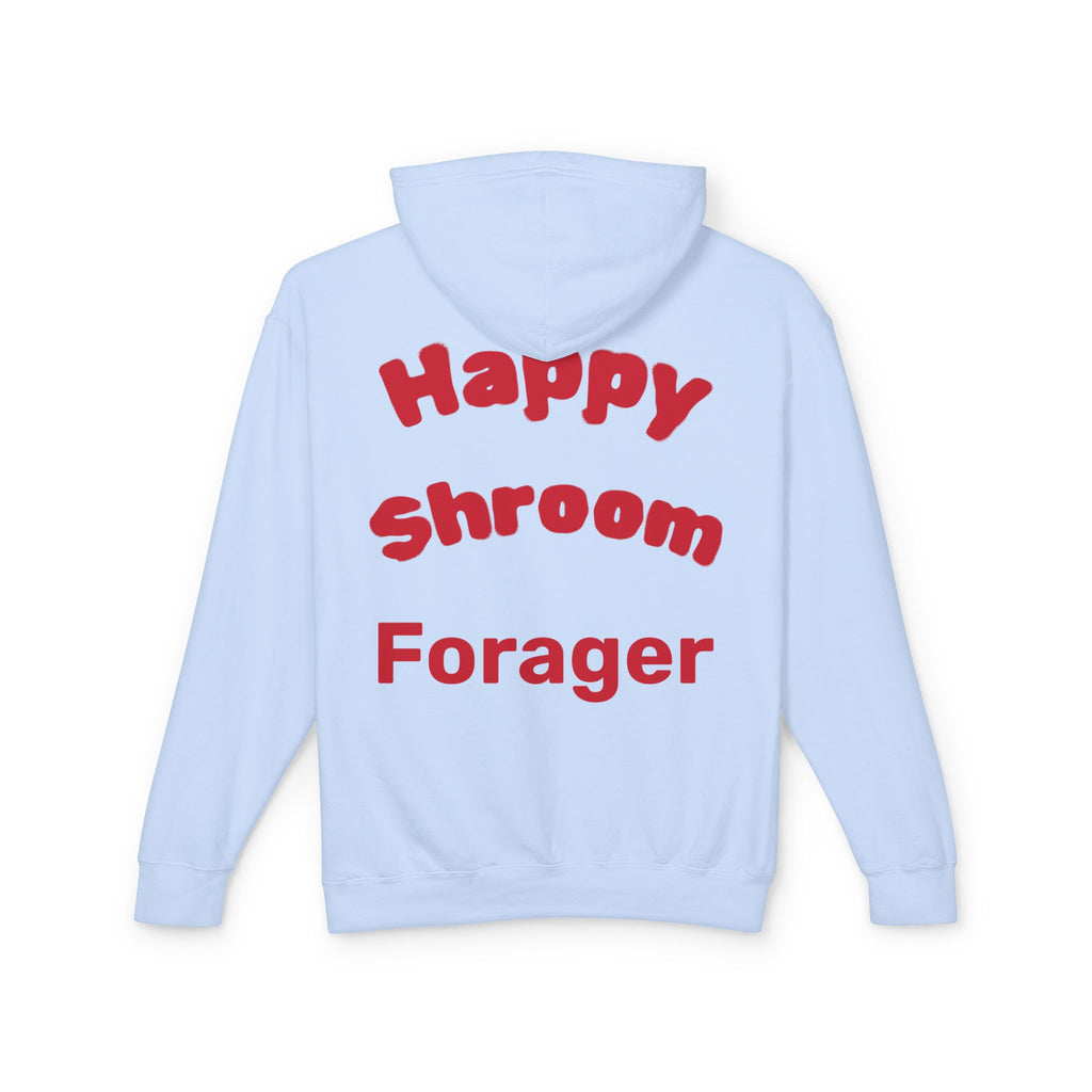 Mushroom Christmas Tree Hoodie — "Happy Shroom Forager" Holiday Pullover