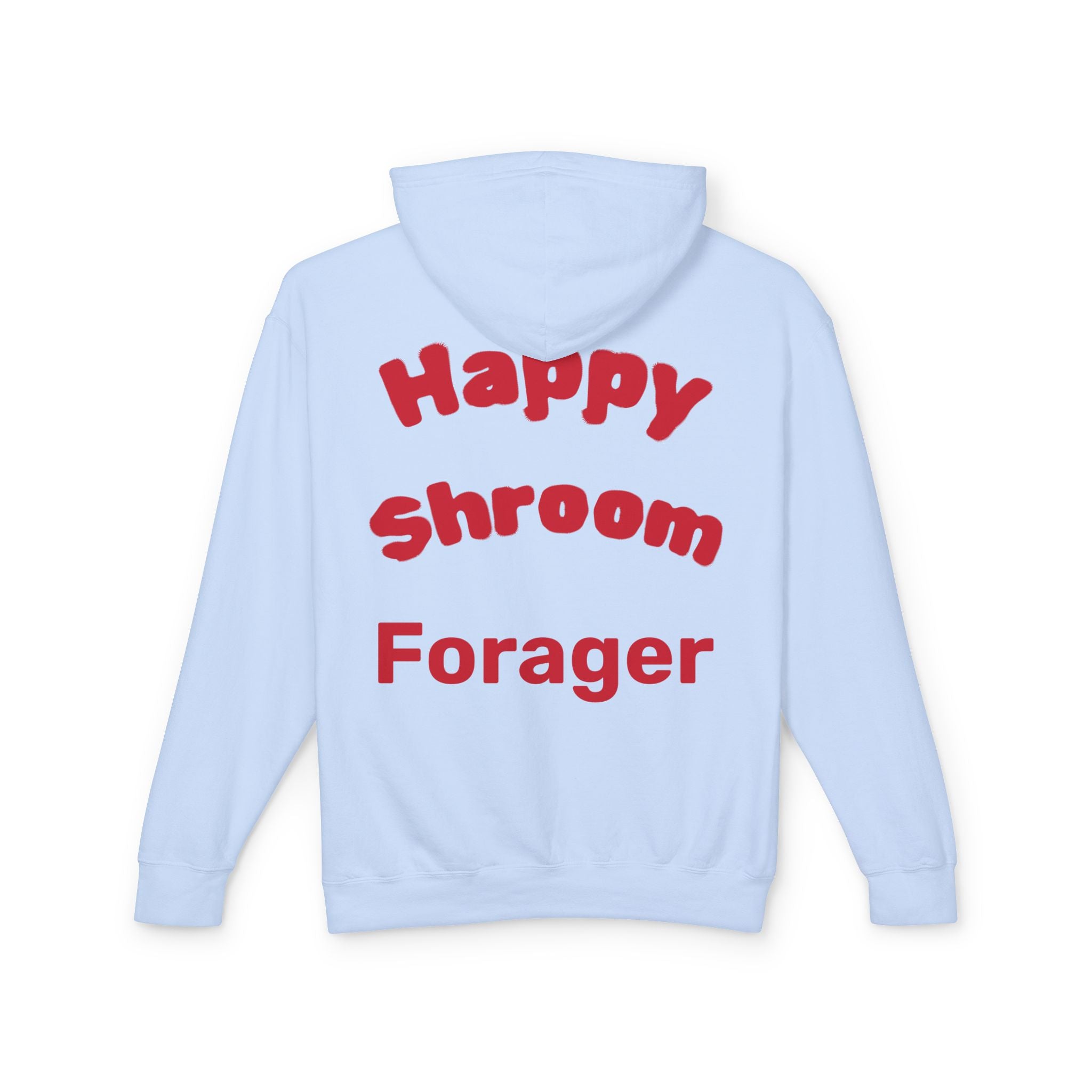 Mushroom Christmas Tree Hoodie — "Happy Shroom Forager" Holiday Pullover