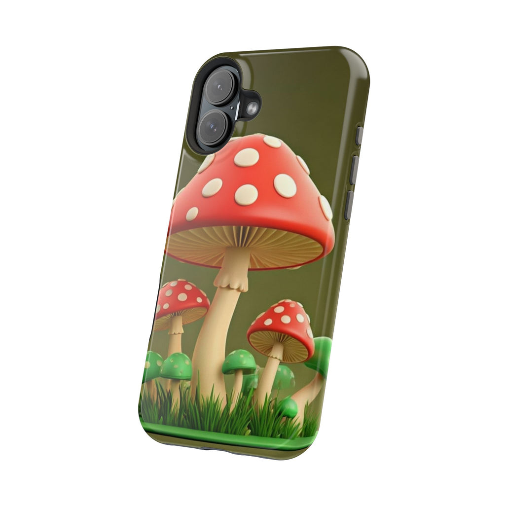 🍄🔥Golden Glow Mushroom Phone Case – Nature Meets Radiance" 🍄✨📱