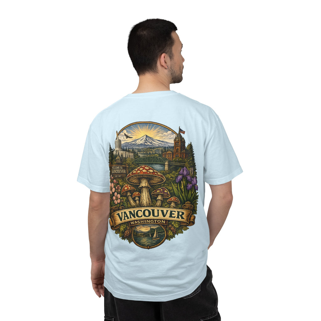 Lake Oswego Mushroom T-Shirt — Vintage Nature & Psychedelic Fungi Design