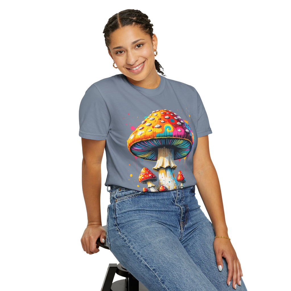 Lake Oswego Mushroom T-Shirt — Vintage Nature & Psychedelic Fungi Design