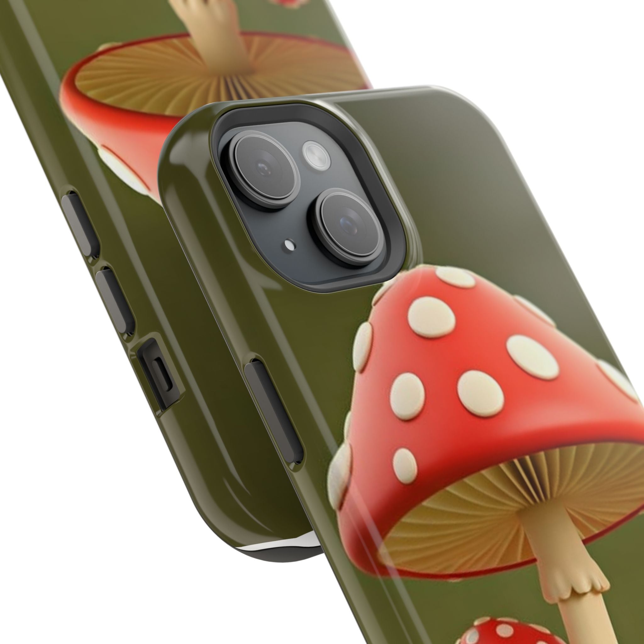 🍄🔥Golden Glow Mushroom Phone Case – Nature Meets Radiance" 🍄✨📱