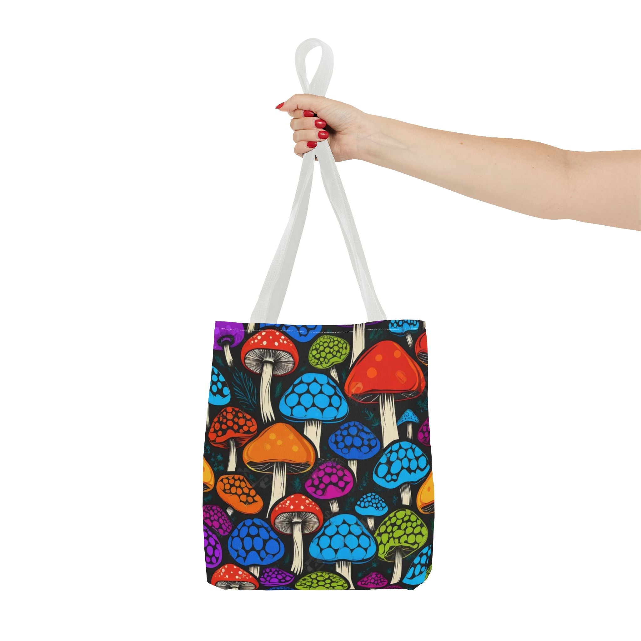 🌈 Color Pop Mushroom Tote – Carry Bold, Live Bright 🍄👜