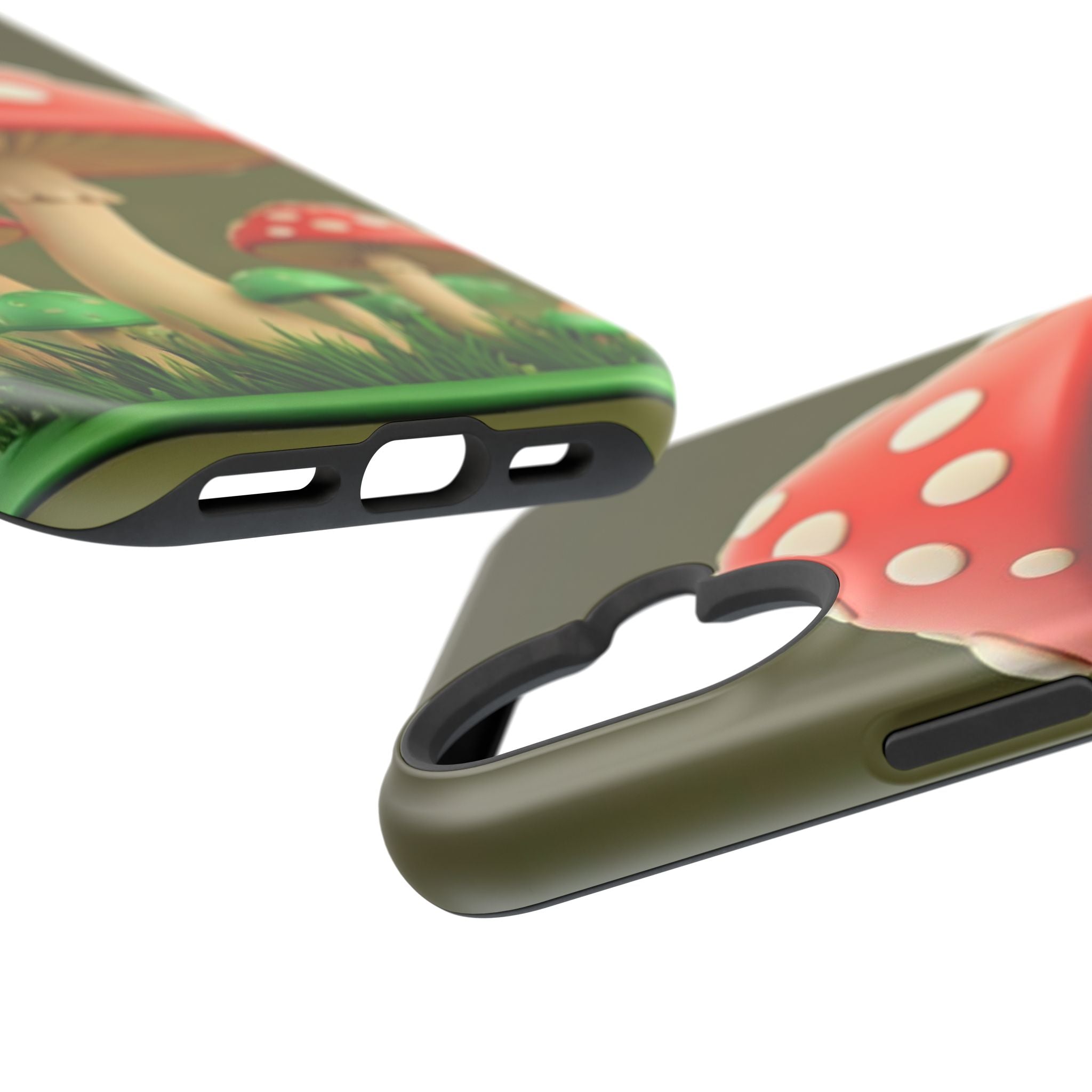 🍄🔥Golden Glow Mushroom Phone Case – Nature Meets Radiance" 🍄✨📱
