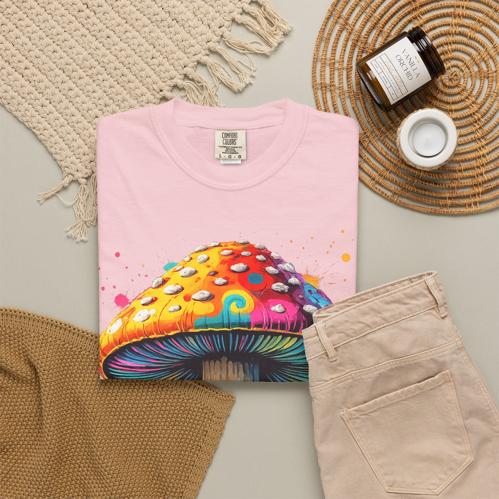 Lake Oswego Mushroom T-Shirt — Vintage Nature & Psychedelic Fungi Design
