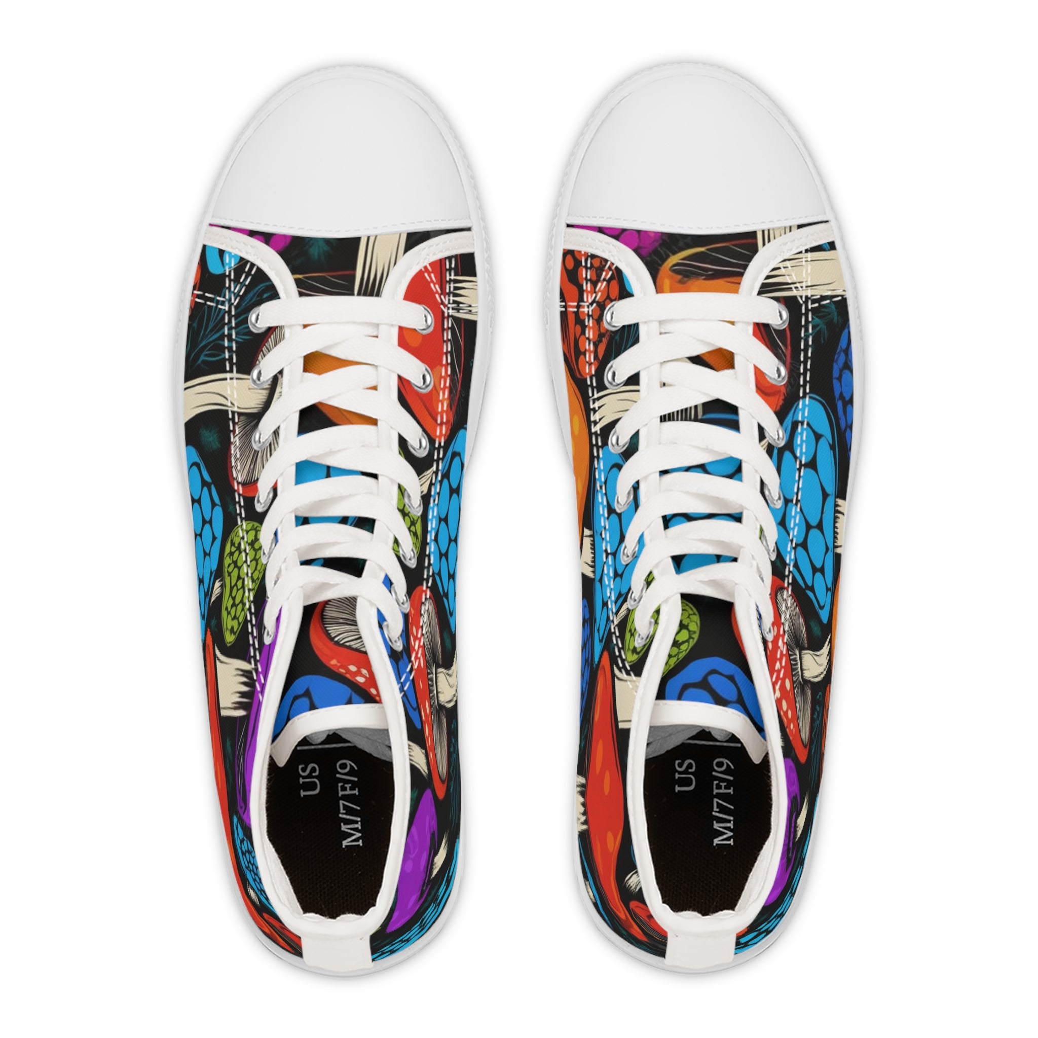 🎨 Psychedelic Forest High-Tops – Walk Into the Wild 🍄