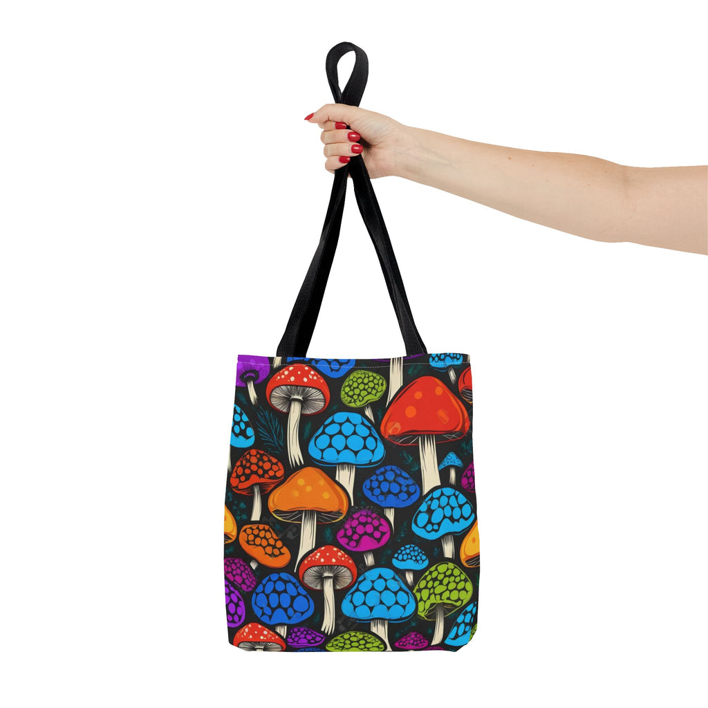 🌈 Color Pop Mushroom Tote – Carry Bold, Live Bright 🍄👜