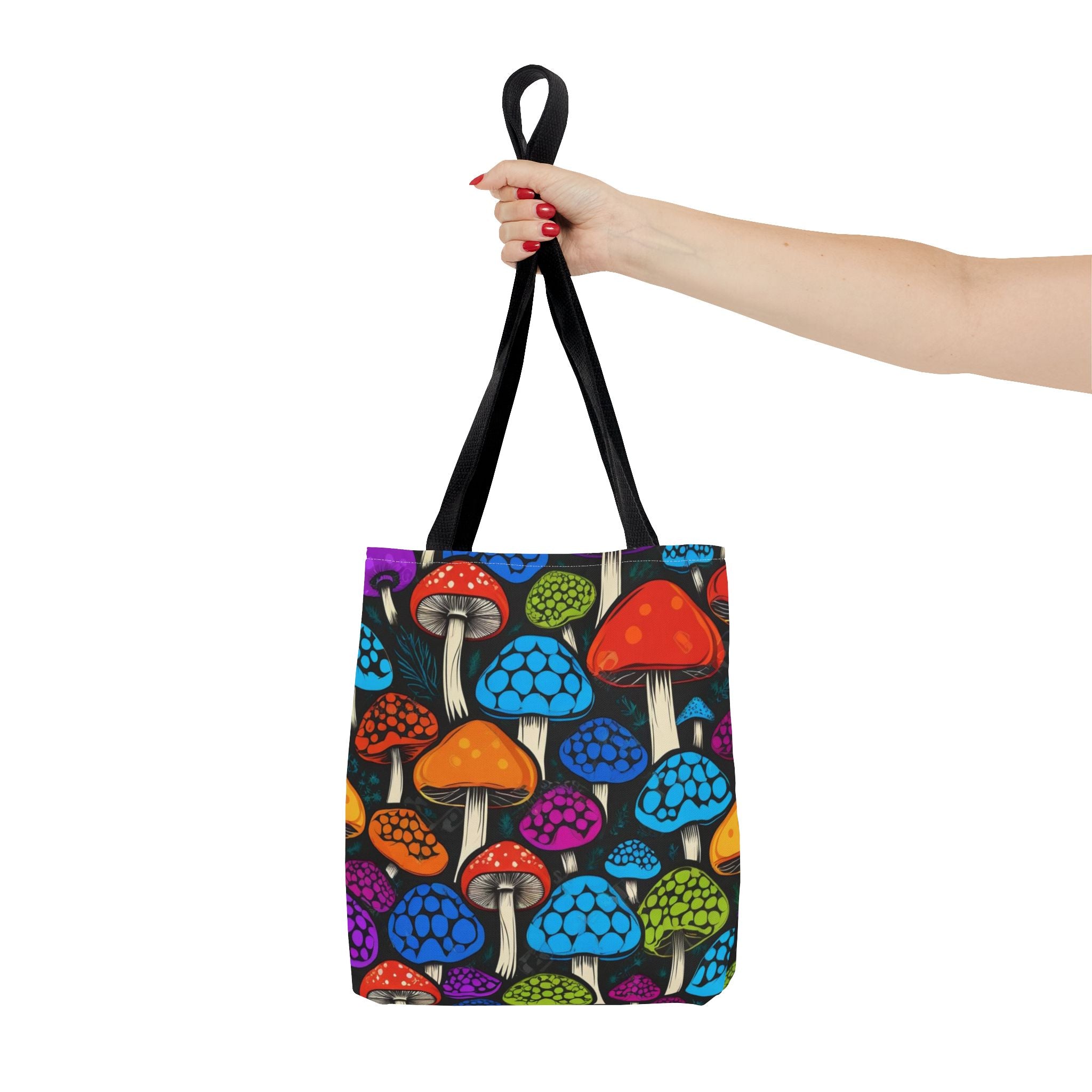 🌈 Color Pop Mushroom Tote – Carry Bold, Live Bright 🍄👜