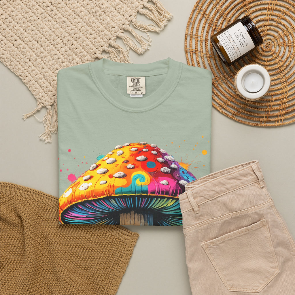 Lake Oswego Mushroom T-Shirt — Vintage Nature & Psychedelic Fungi Design