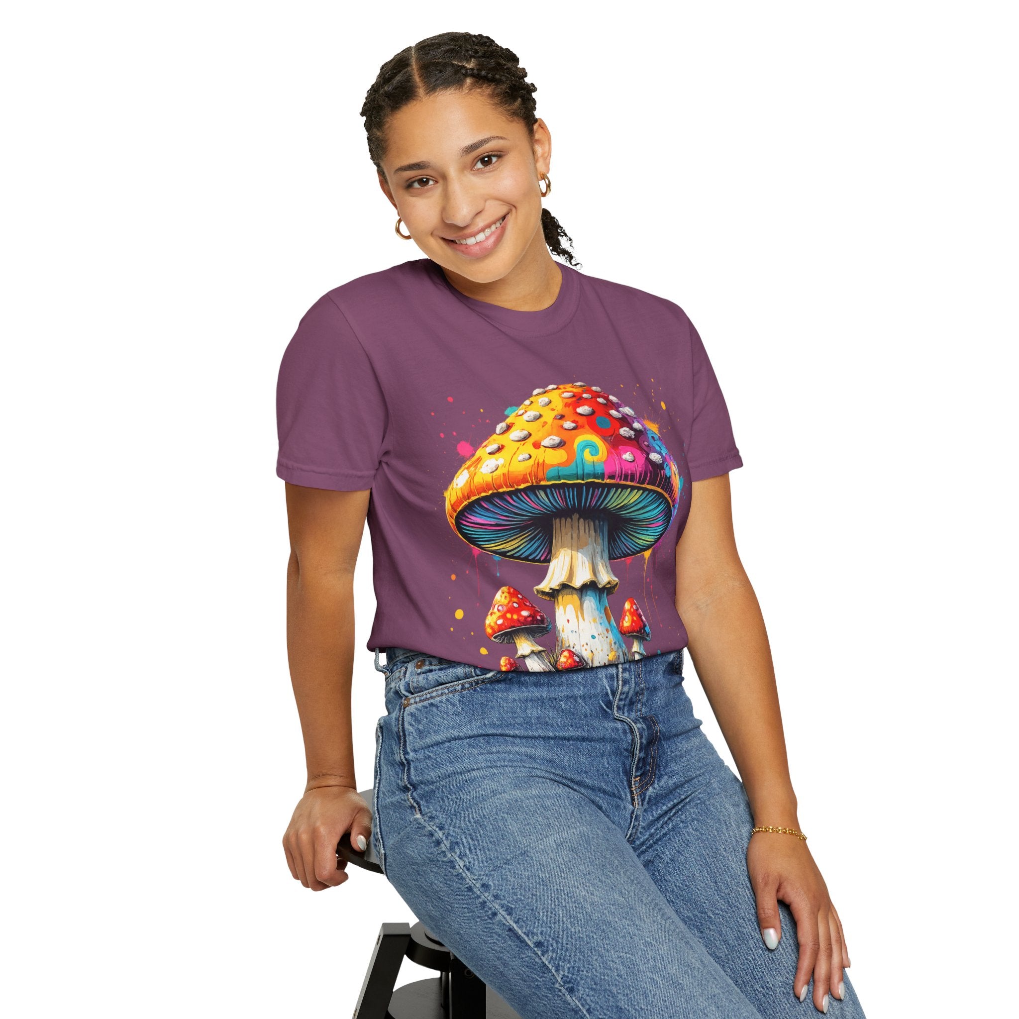 Lake Oswego Mushroom T-Shirt — Vintage Nature & Psychedelic Fungi Design