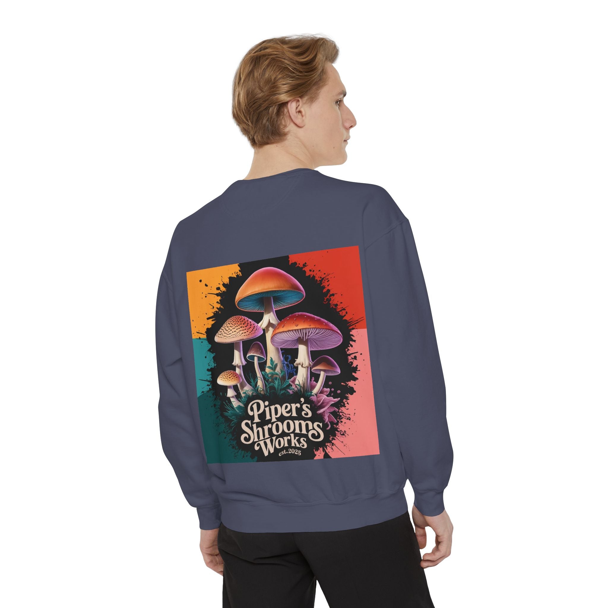 🦁 Lionheart & Shrooms Sweatshirt – Wear the Wild Within 🍄
