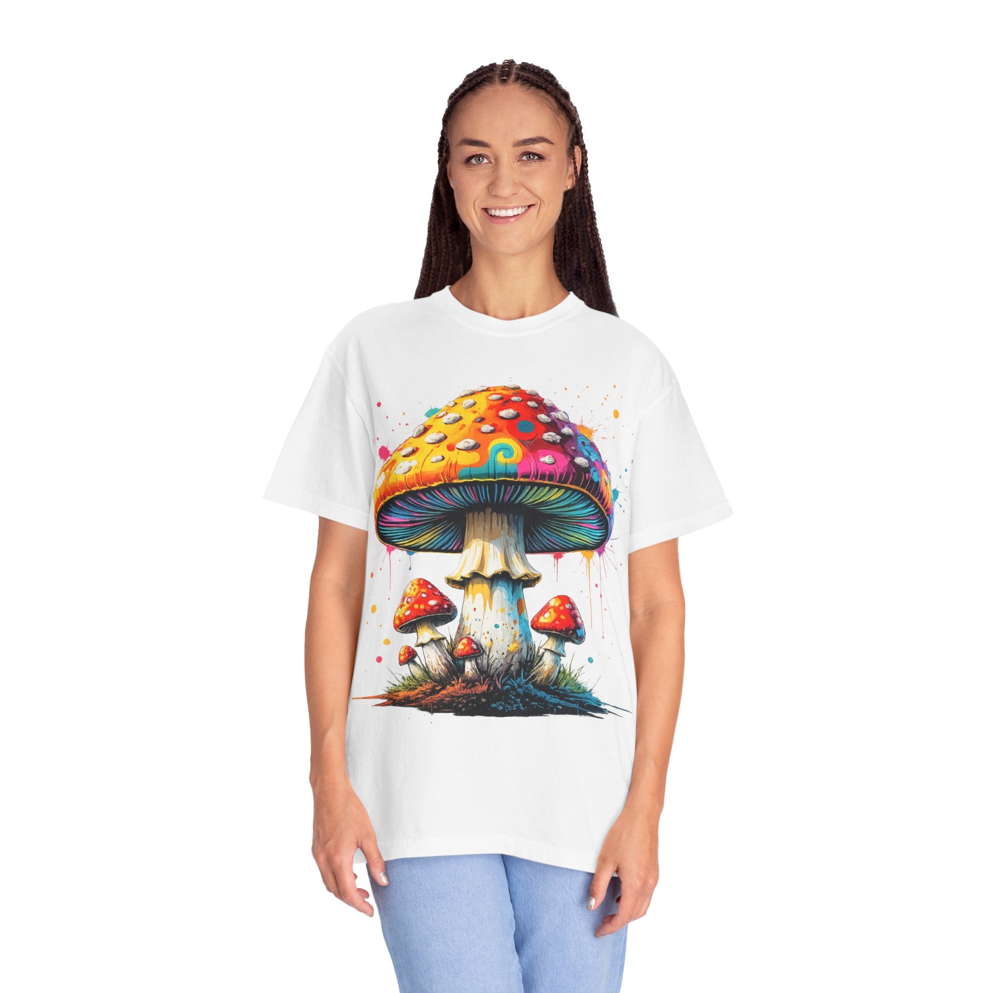 Lake Oswego Mushroom T-Shirt — Vintage Nature & Psychedelic Fungi Design